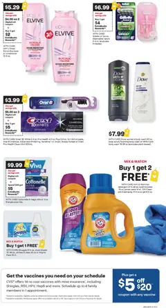 Preview of CVS Pharmacy weekly ads valid from 15.02.2026 | Page: 2 | Products: Shampoo, Toothpaste, Toothbrush, Dryer