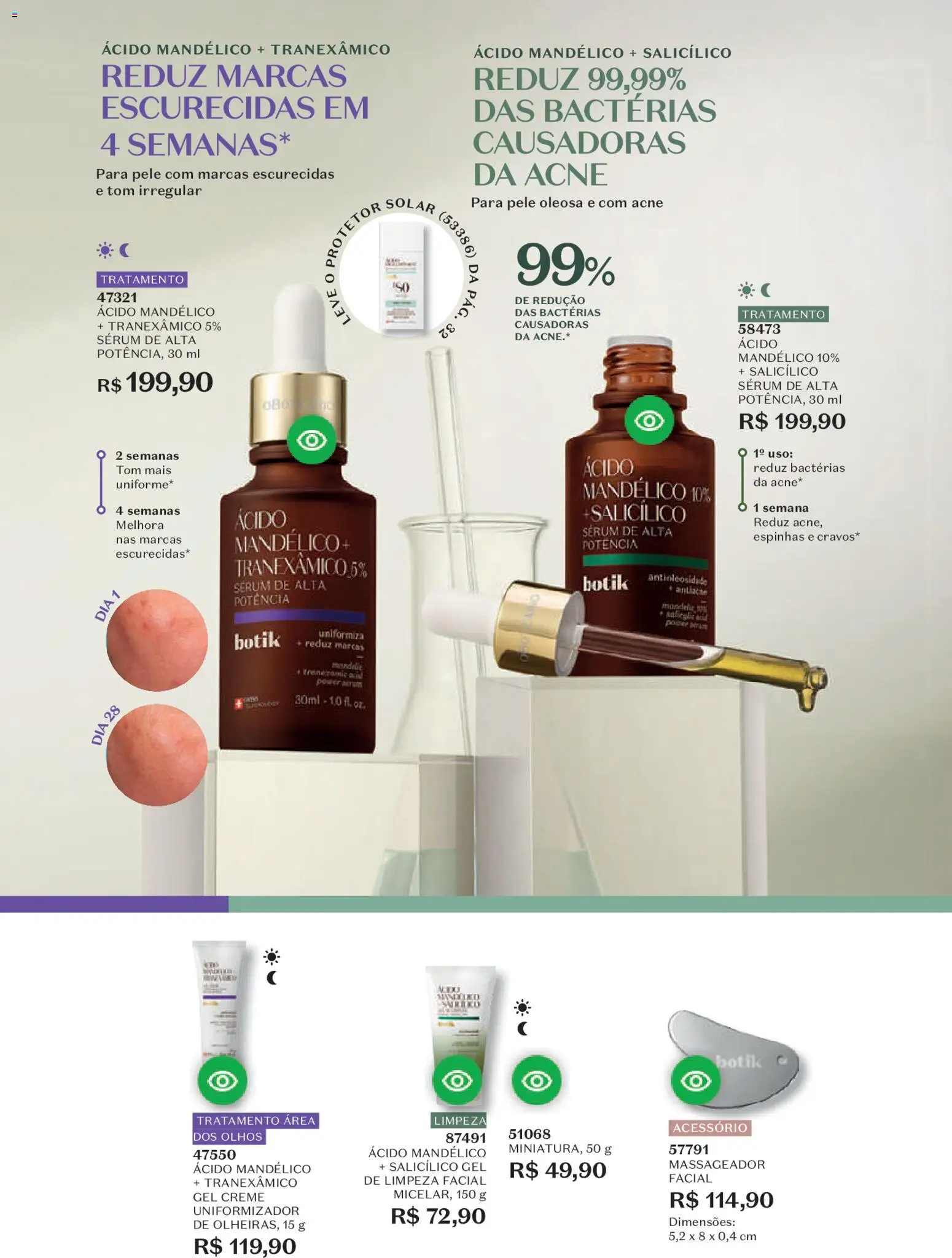 O Boticário Folheto - válido de 23.03.2026 | Página: 49 | Produtos: Sérum, Creme, Massageador