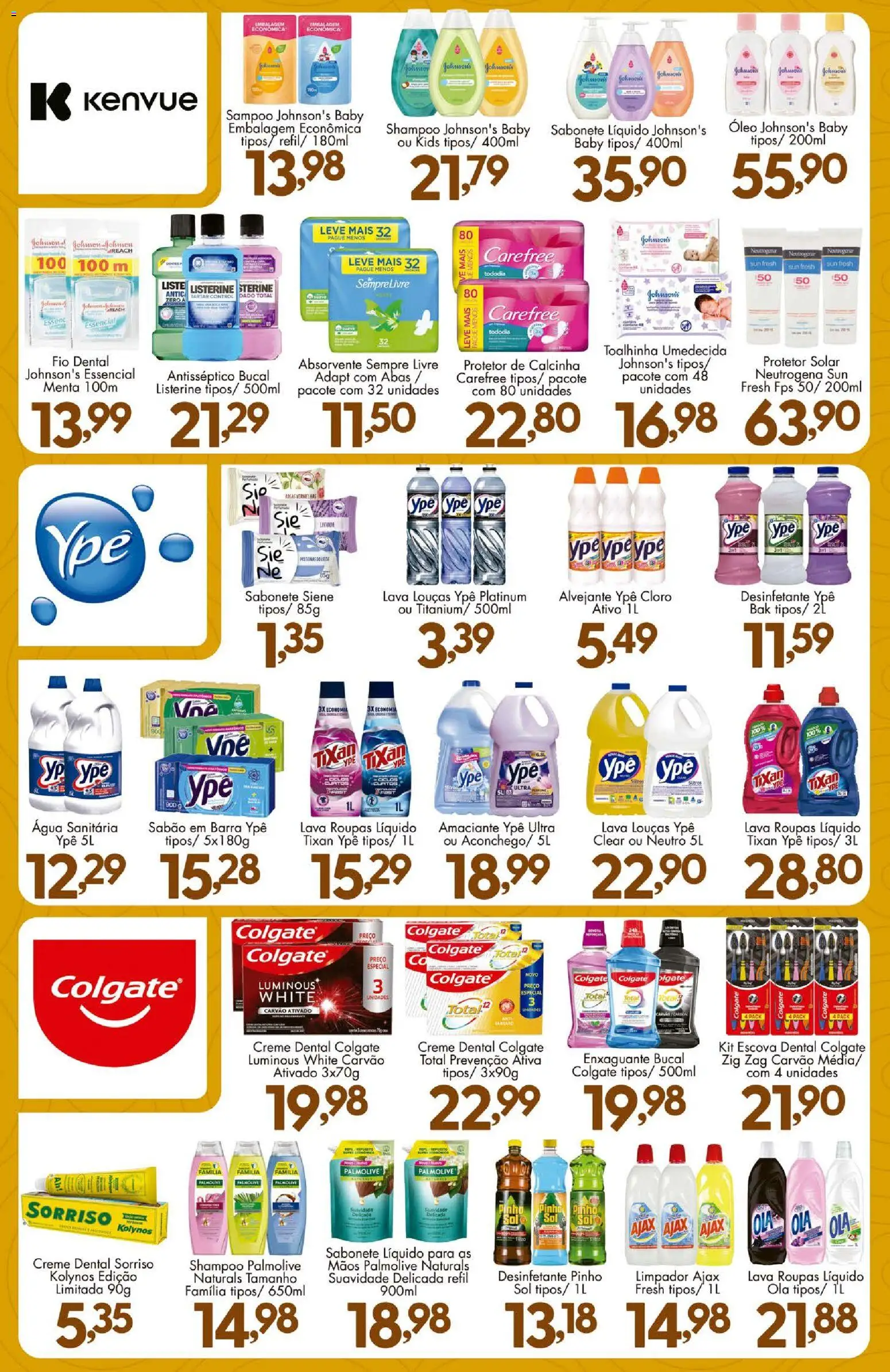 Confiança Folheto - válido de 25.11.2025 | Página: 7 | Produtos: Protetor solar, Sabonete, Amaciante, Água sanitária