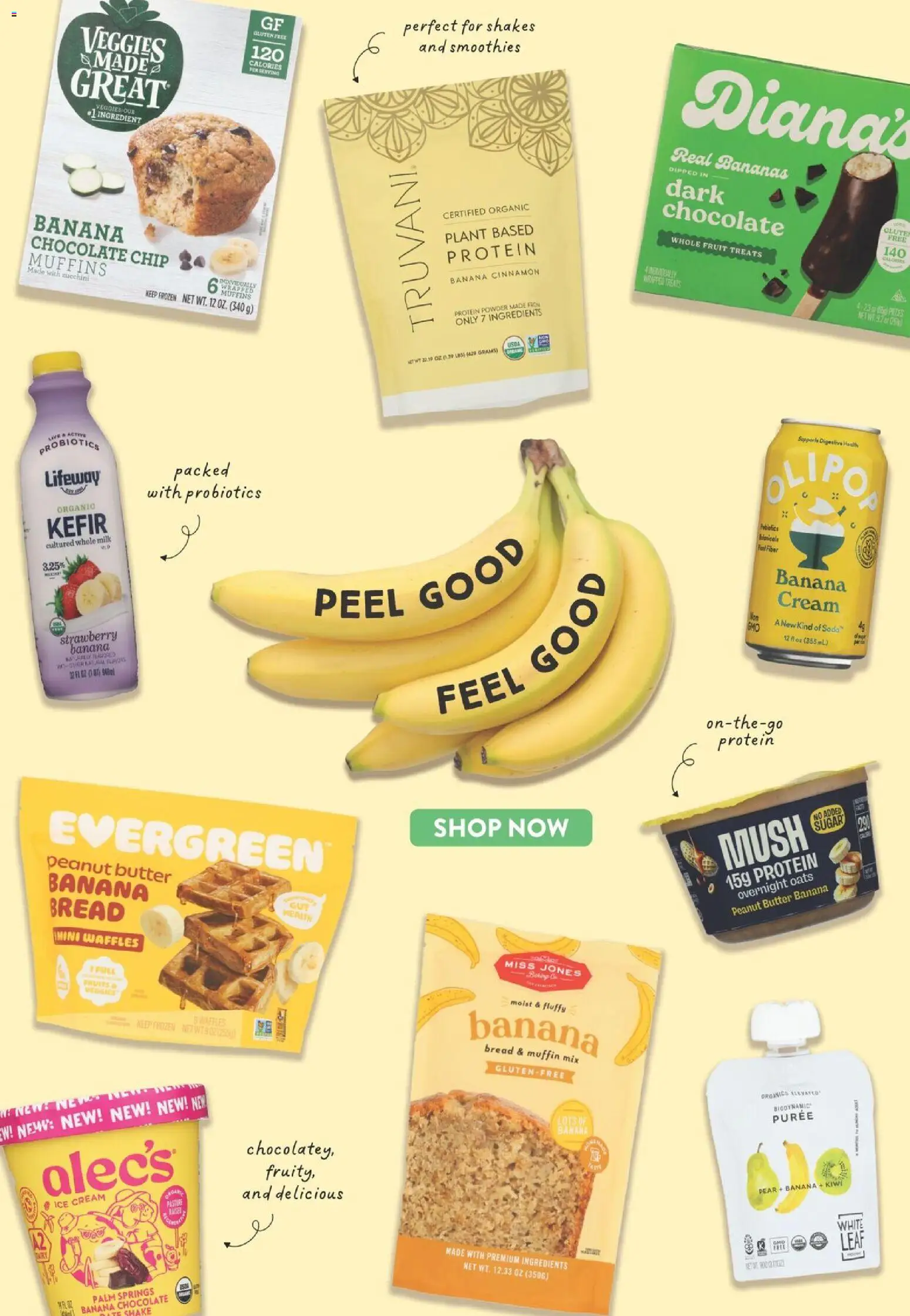 Fresh Thyme Monthly Ad - valid from 01.03.2026 | Page: 2 | Products: Protein Powder, Zucchini, Milk, Cream