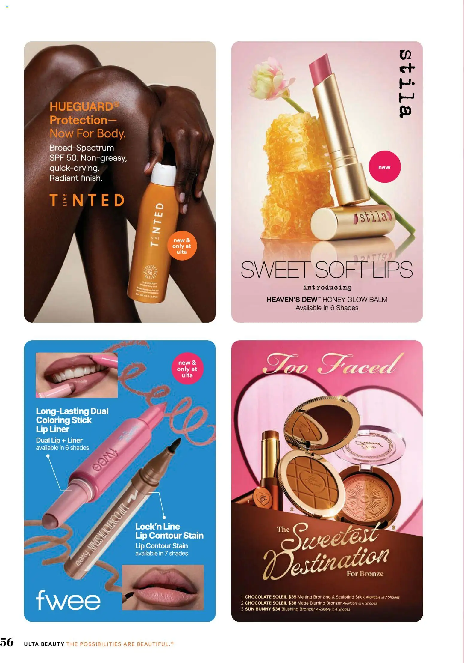 Ulta Beauty - 4.19.26 - 5.10.26 - valid from 19.04.2026 | Page: 56 | Products: Bronzer, Lip Liner, Chocolate