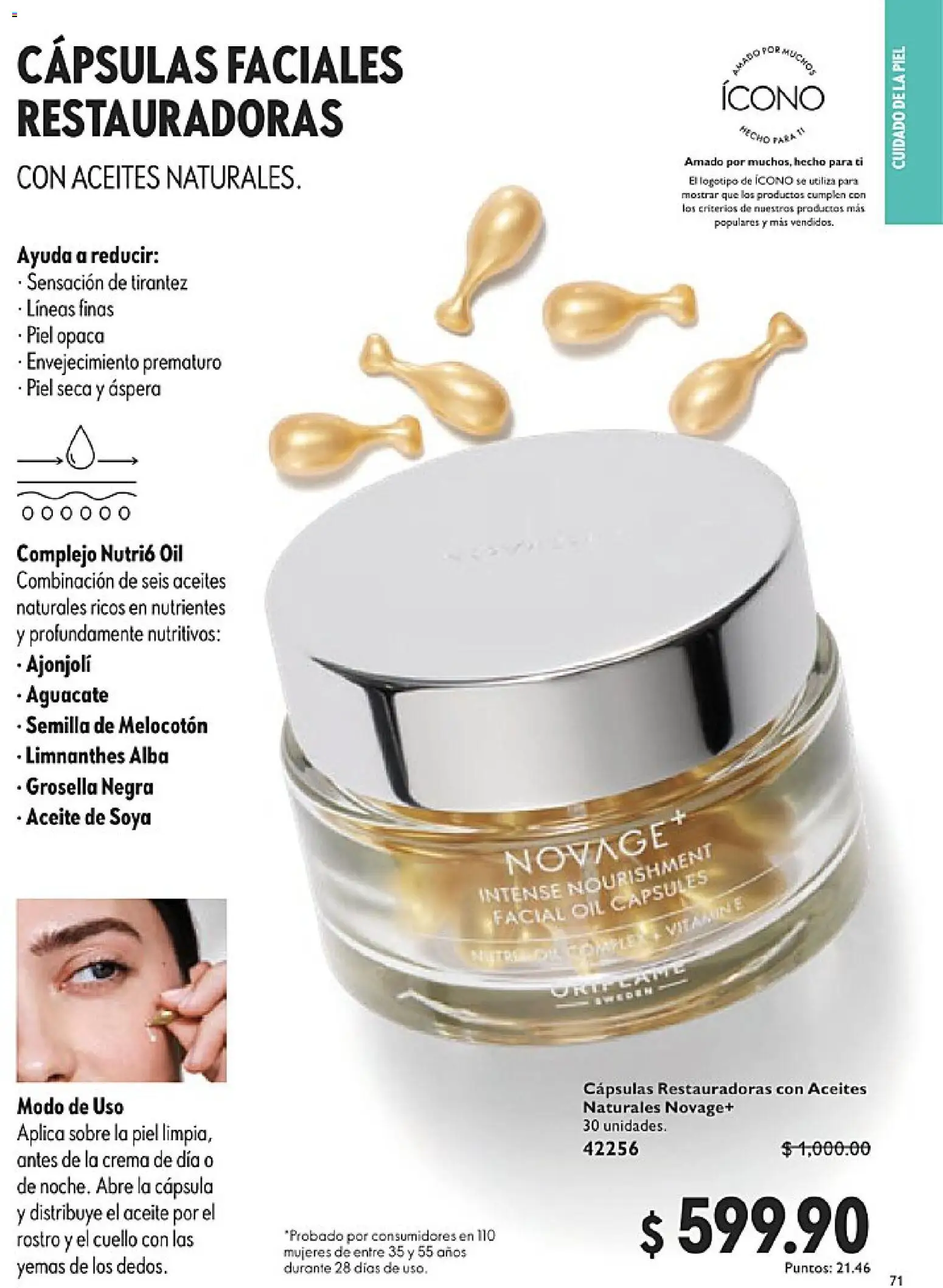 Nuevas ofertas de Oriflame válidas en toda la República Mexicana desde el 24.01.2026. ¡Encuentra las mejores ofertas en Oriflame campaña 2 2026! | Página: 71 | Productos: Crema, Aceite, Aguacate, Sobre