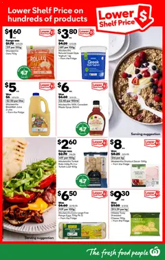 Preview of Woolworths catalogue  - valid from 18.03.2026 | Page: 12 | Products: Shelf, Cheese, Juice, Oats