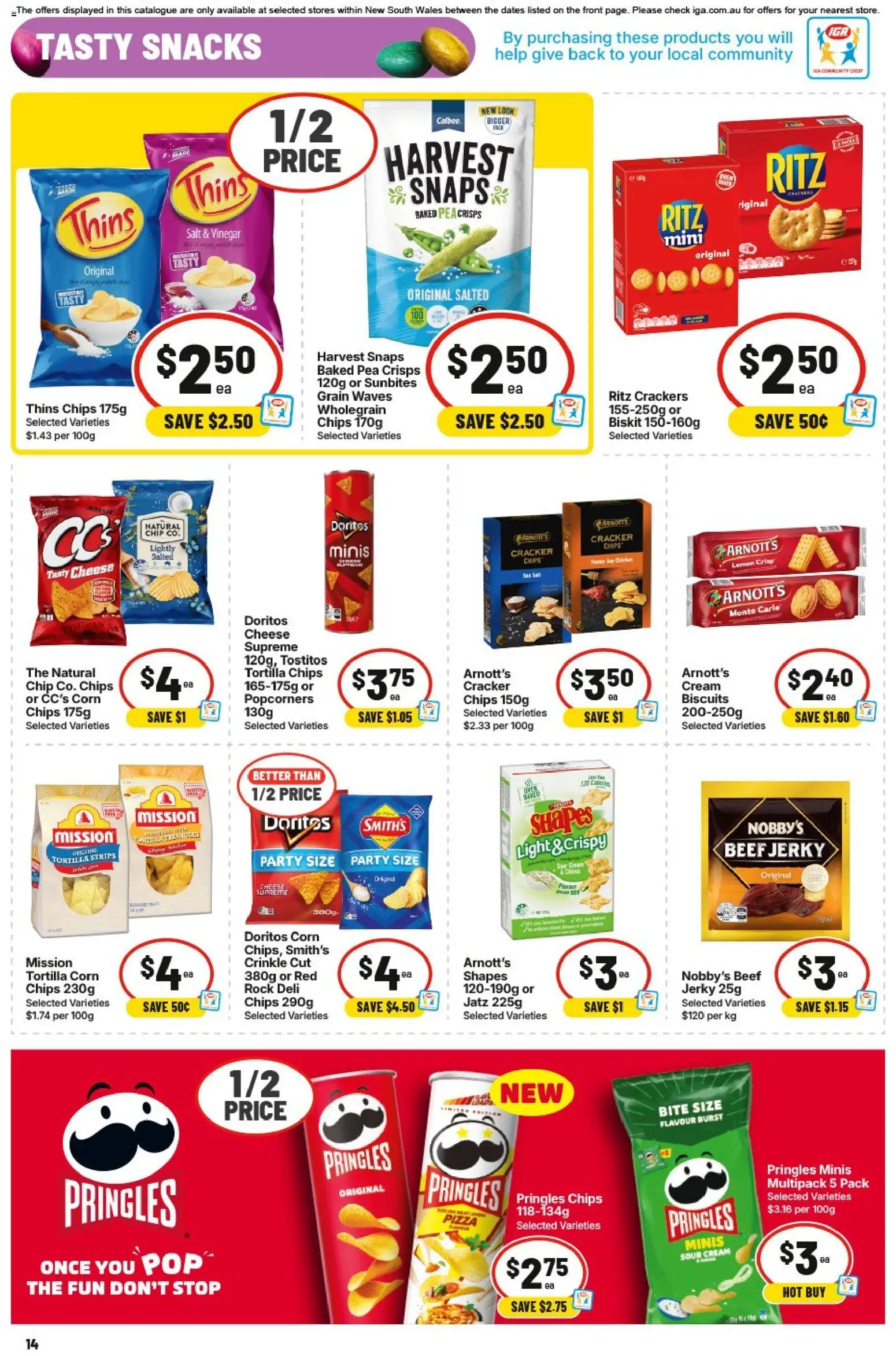 IGA catalogue - valid from 01.04.2026 | Page: 17 | Products: Biscuits, Lemon, Vinegar, Pea