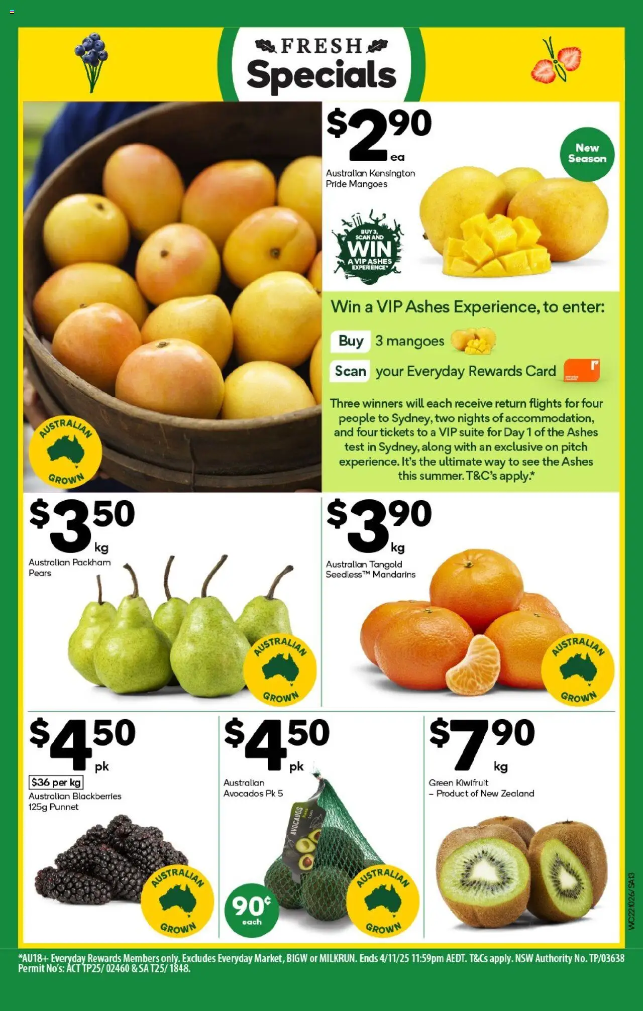 Woolworths catalogue - valid from 22.10.2025 | Page: 13 | Products: Suite, Kiwifruit, Mandarins