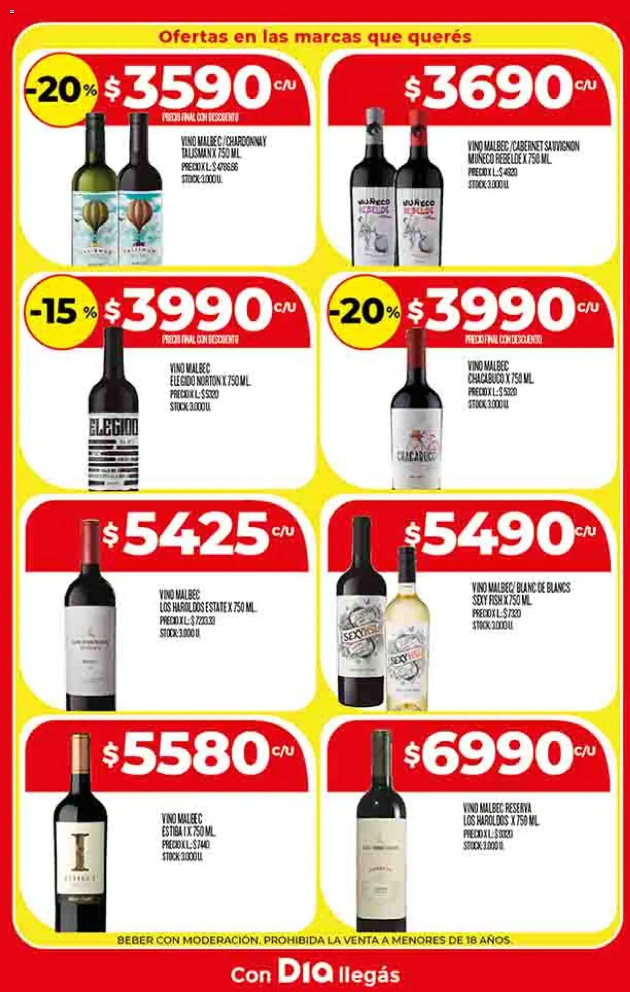Supermercado DIA Ofertas │ válido desde el 13.08.2025 | Página: 18 | Productos: Vino