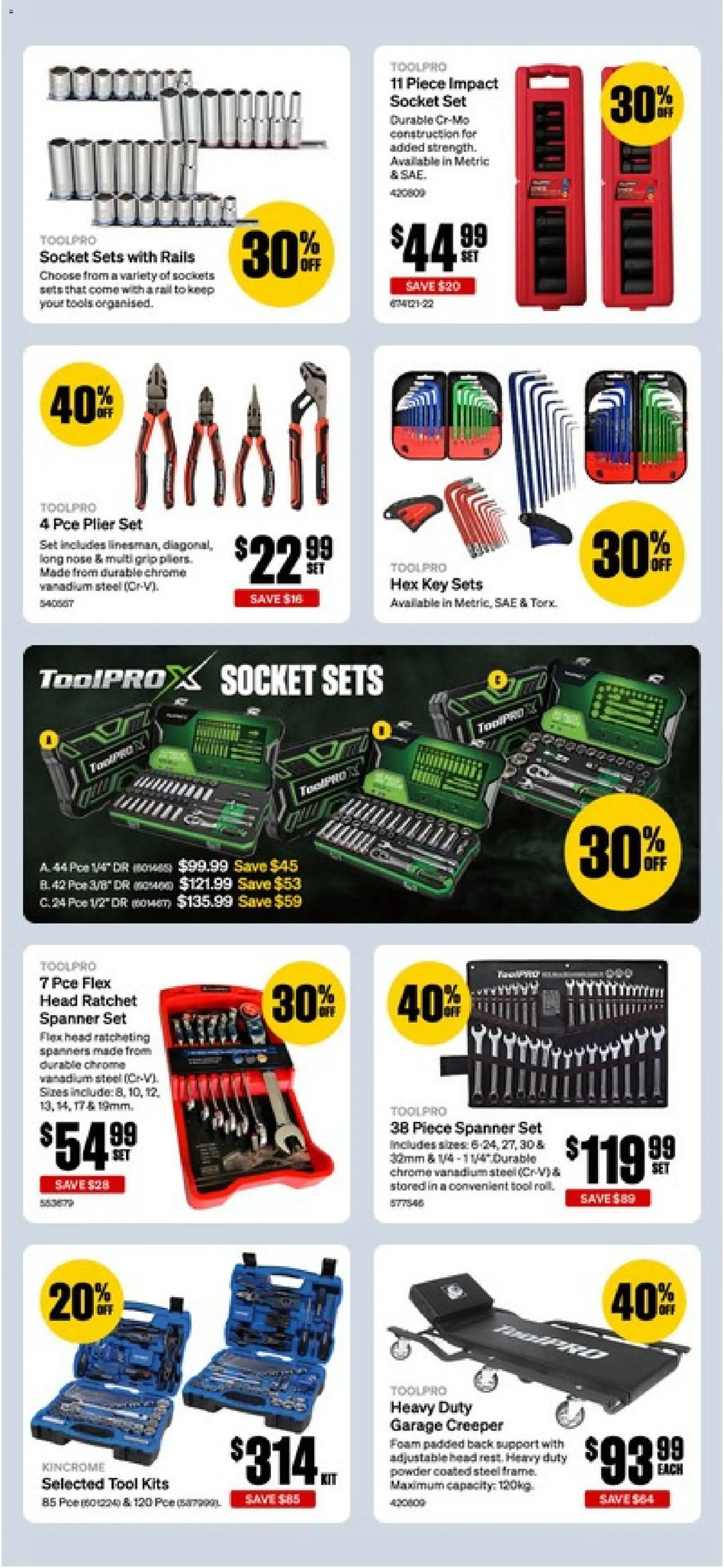 Supercheap Auto catalogue - valid from 21.01.2026 | Page: 37 | Products: Socket, Powder, Kits, Tools