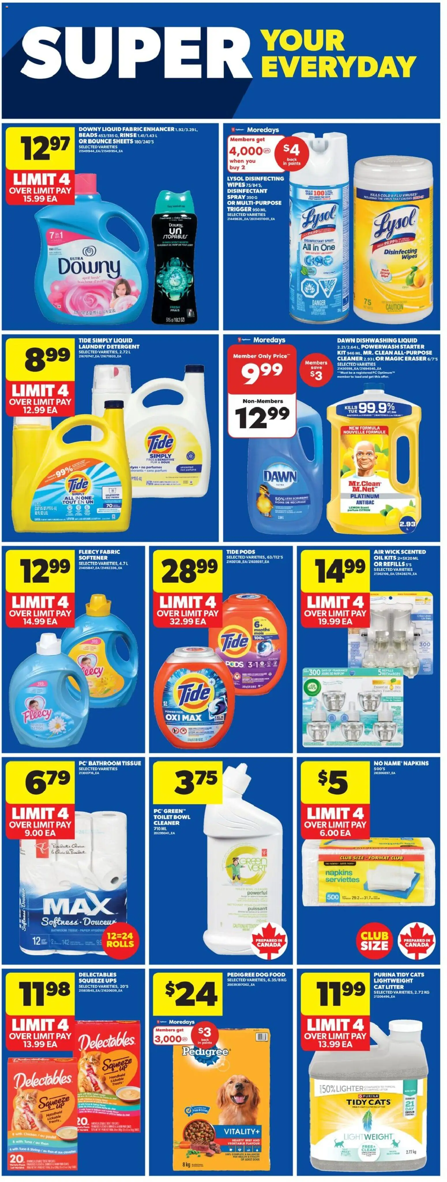 Real Canadian Superstore flyer valid from 19.03.2026 | Page: 28 | Products: Beef, PC, Detergent, Chicken
