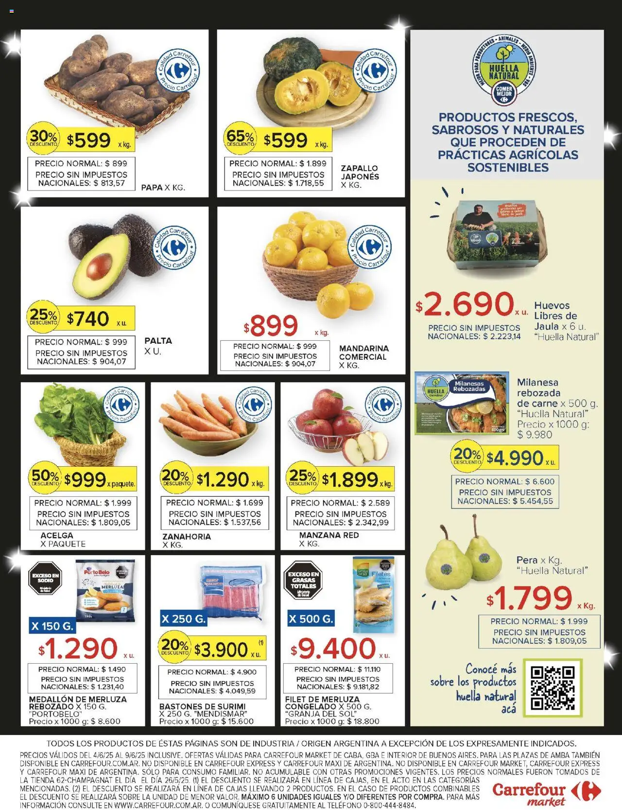 Carrefour Market catálogo │ válido desde el 04.06.2025 | Página: 16 | Productos: Caso, Zapallo, Manzana, Zanahoria