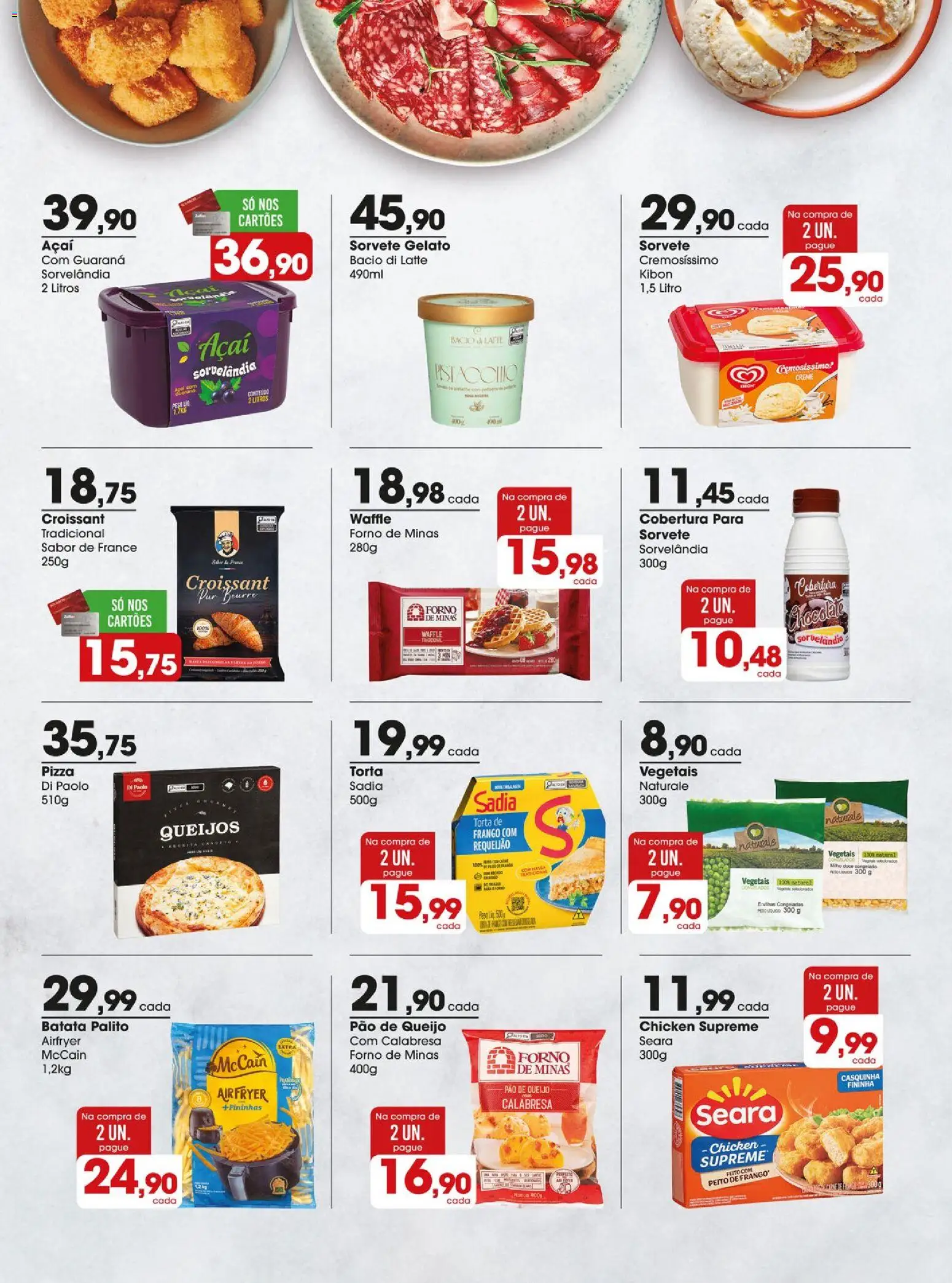 Zaffari Folheto - válido de 02.12.2025 | Página: 12 | Produtos: Queijo, Creme, Batata, Frango