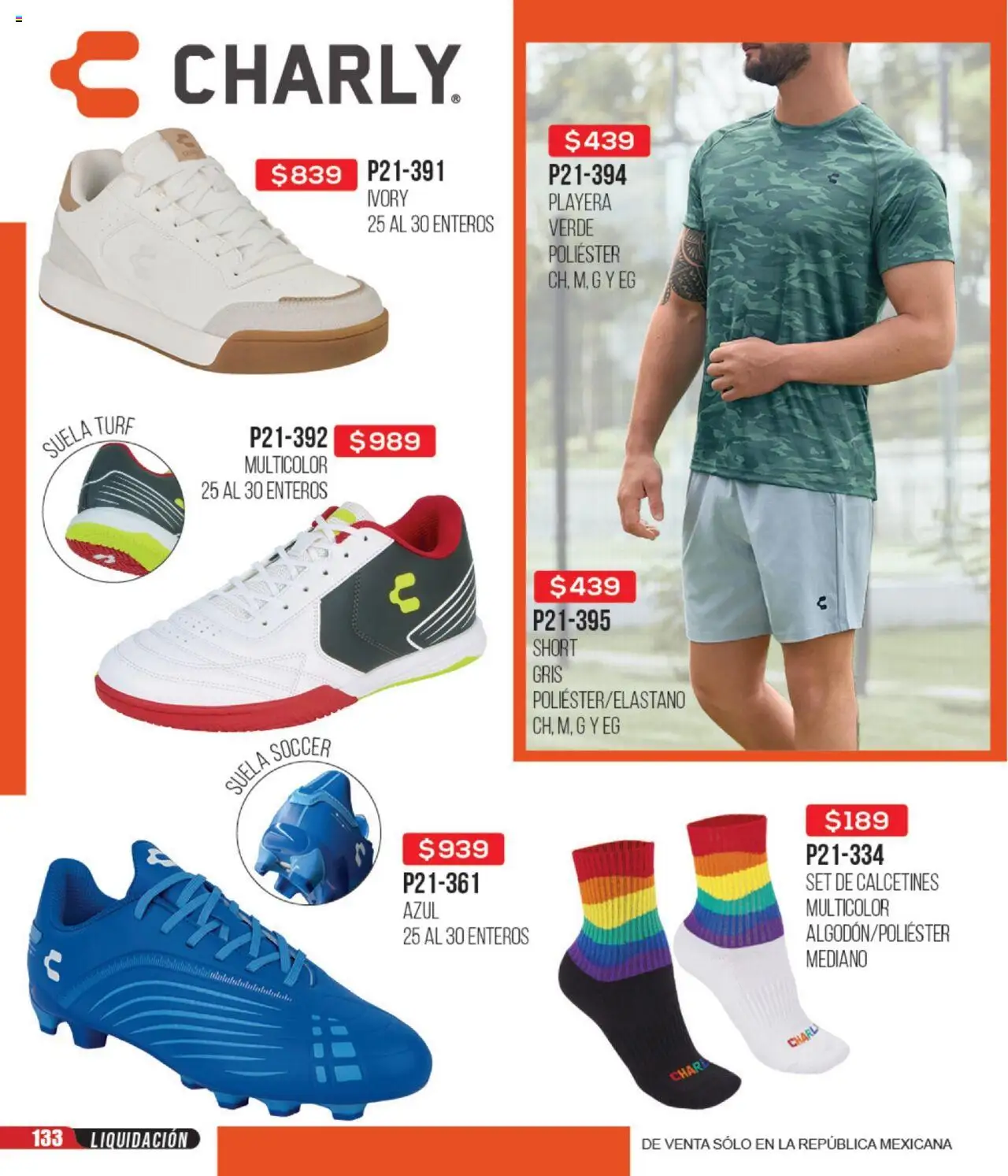Nuevas ofertas de Cklass válidas en toda la República Mexicana desde el 09.09.2025. ¡Encuentra las mejores ofertas en Cklass - Catálogo Liquidacion Calzado! | Página: 134 | Productos: Playera, Short