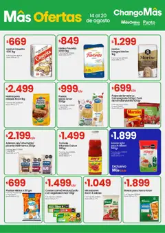 Changomas ofertas │ válido desde el 14.08.2025 | Página: 4 | Productos: Harina, Aderezo, Tomate, Pure de Tomate