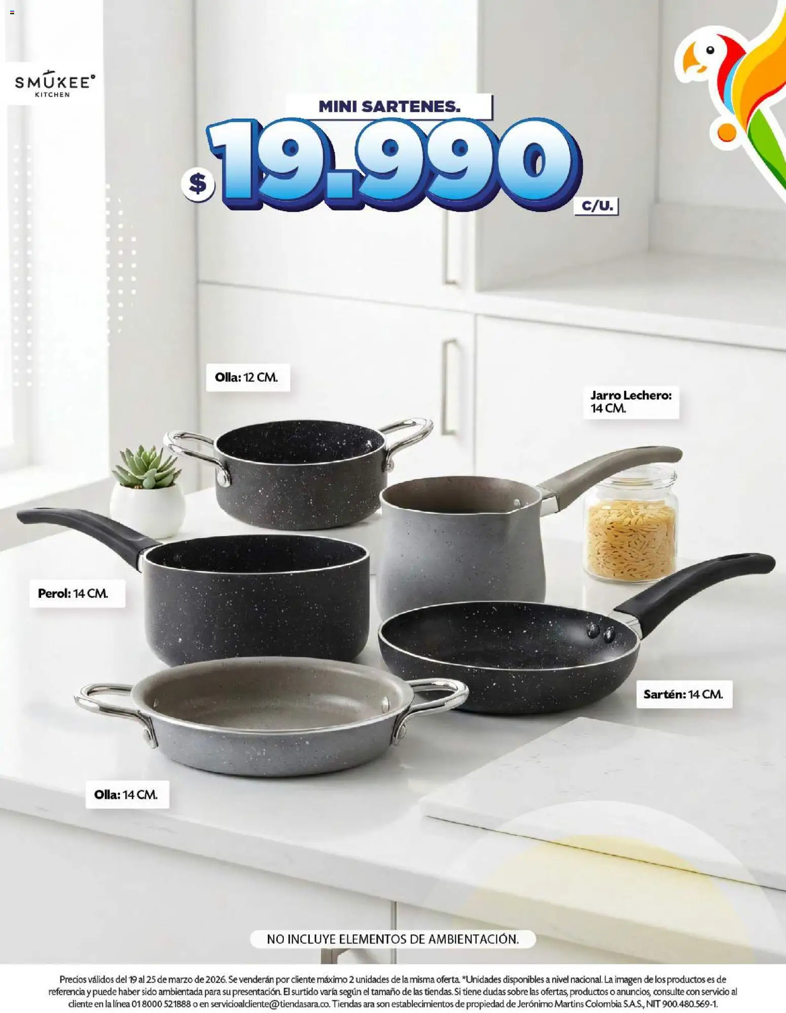 Ara catálogo revista - valida desde el 19.03.2026 | Página: 5 | Productos: Sartén, Sobre, Olla