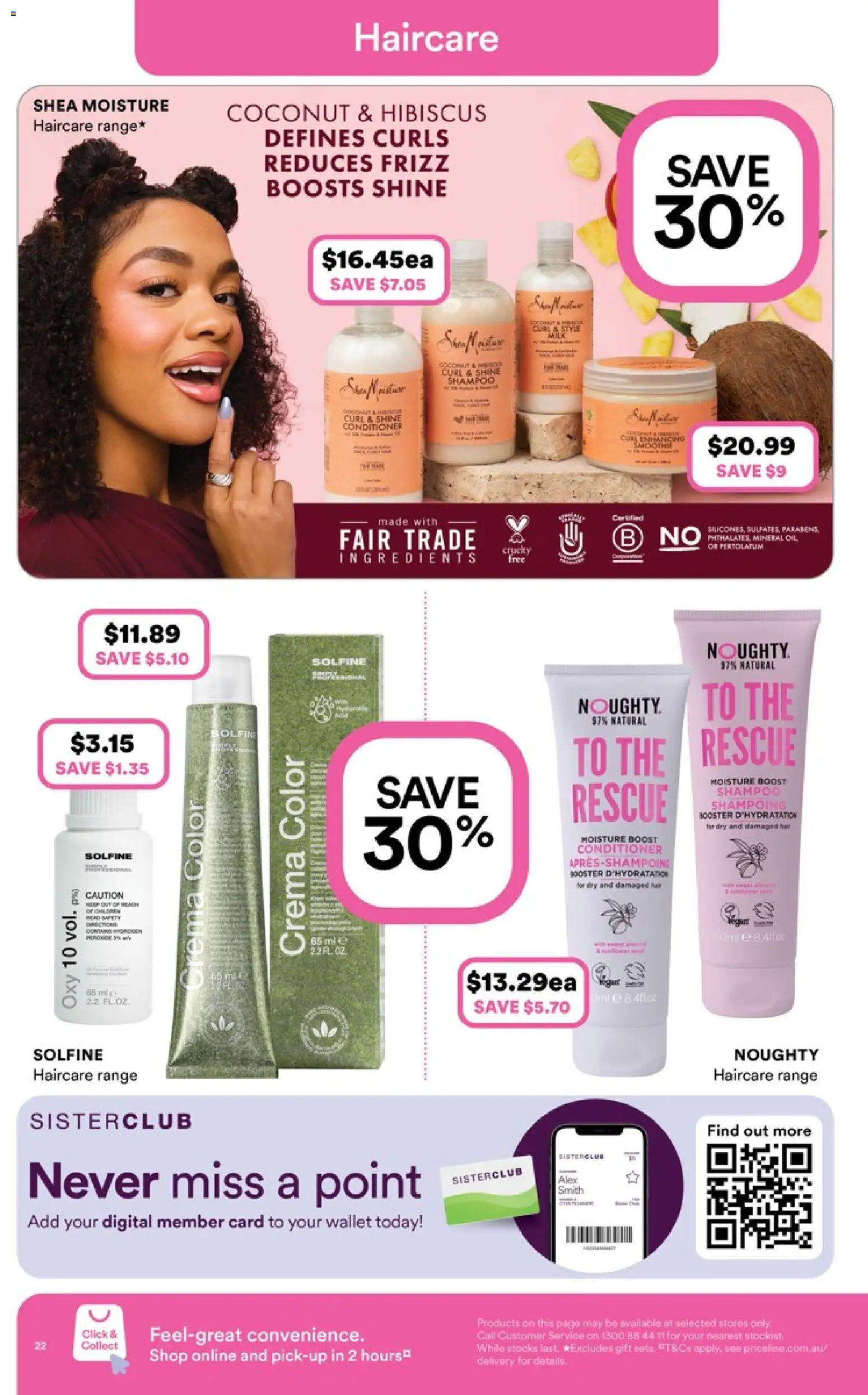 Priceline Pharmacy catalogue - valid from 23.04.2026 | Page: 22 | Products: Milk, Shampoo, Wallet, Digital