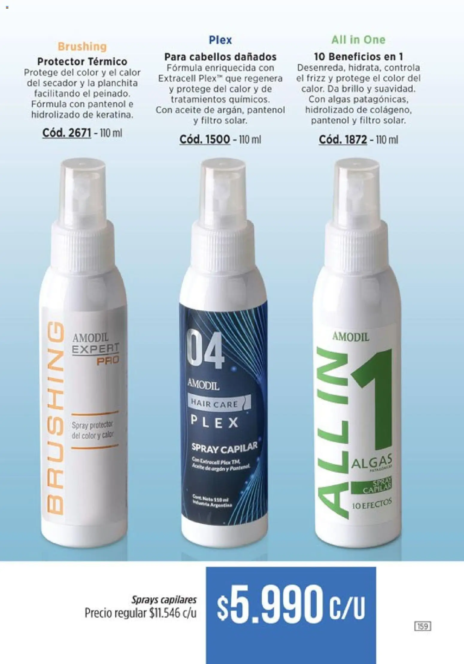 Amodil - Campaña 8 │ válido desde el 08.04.2026 | Página: 159 | Productos: Aceite, Brillo