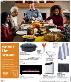 Preview of Home Hardware - Fall and winter flyer from shop Home Hardware valid from 14.08.2025 | Page: 18 | Products: Tea, Turkey, Stove, Battery