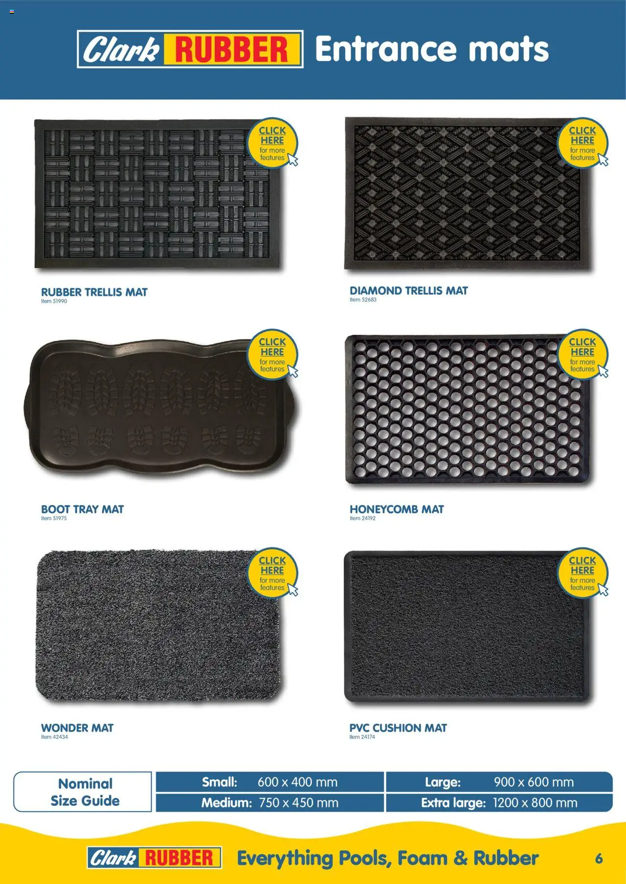 Clark Rubber catalogue - valid from 05.05.2025 | Page: 6 | Products: Cushion, Diamond