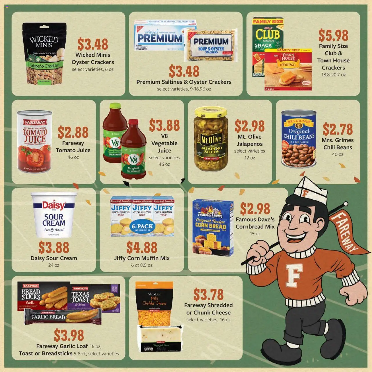 Fareway Weekly Ad - valid from 08.09.2025 | Page: 13 | Products: Cheese, Sour cream, Cream, Weight