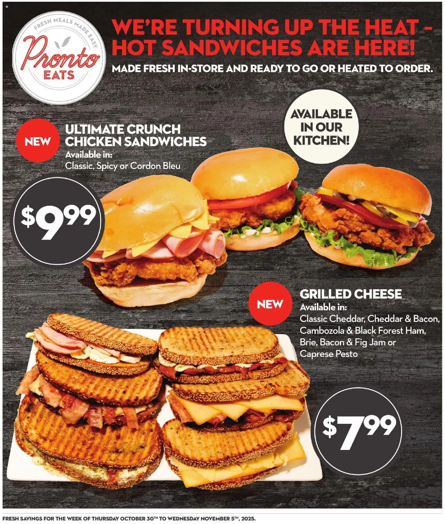 Longo's flyer valid from 30.10.2025 | Page: 14 | Products: Cheese, Chicken