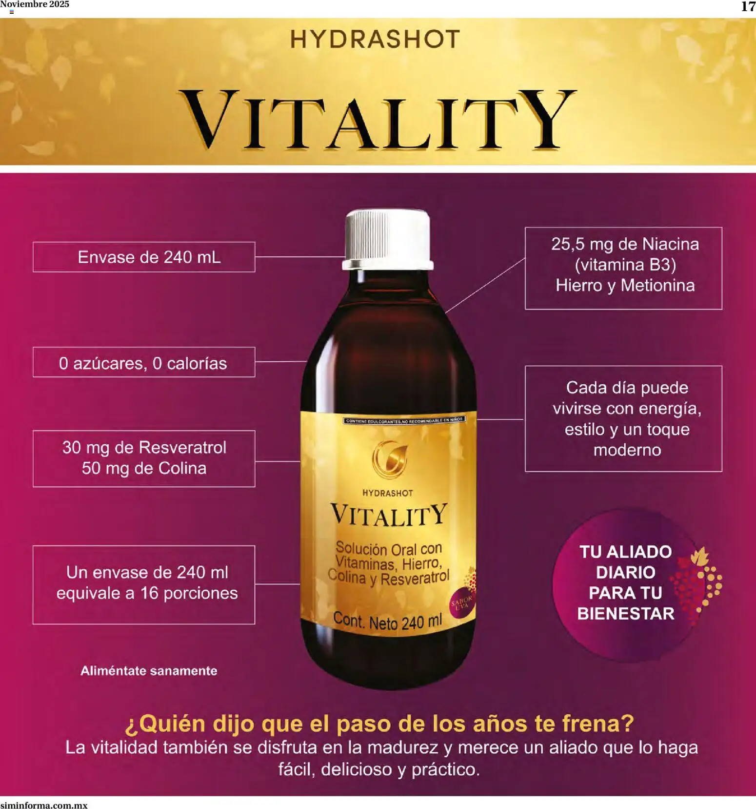 Nuevas ofertas de Farmacias Similares válidas en toda la República Mexicana desde el 01.11.2025. ¡Encuentra las mejores ofertas en Farmacias Similares catálogo! | Página: 17