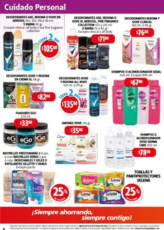 Vista previa de Farmacia Guadalajara catálogo, nuevo folleto de la tienda, válido en México a partir del 15.02.2026 | Página: 4 | Productos: Crema, Body, Toallas, Sobre