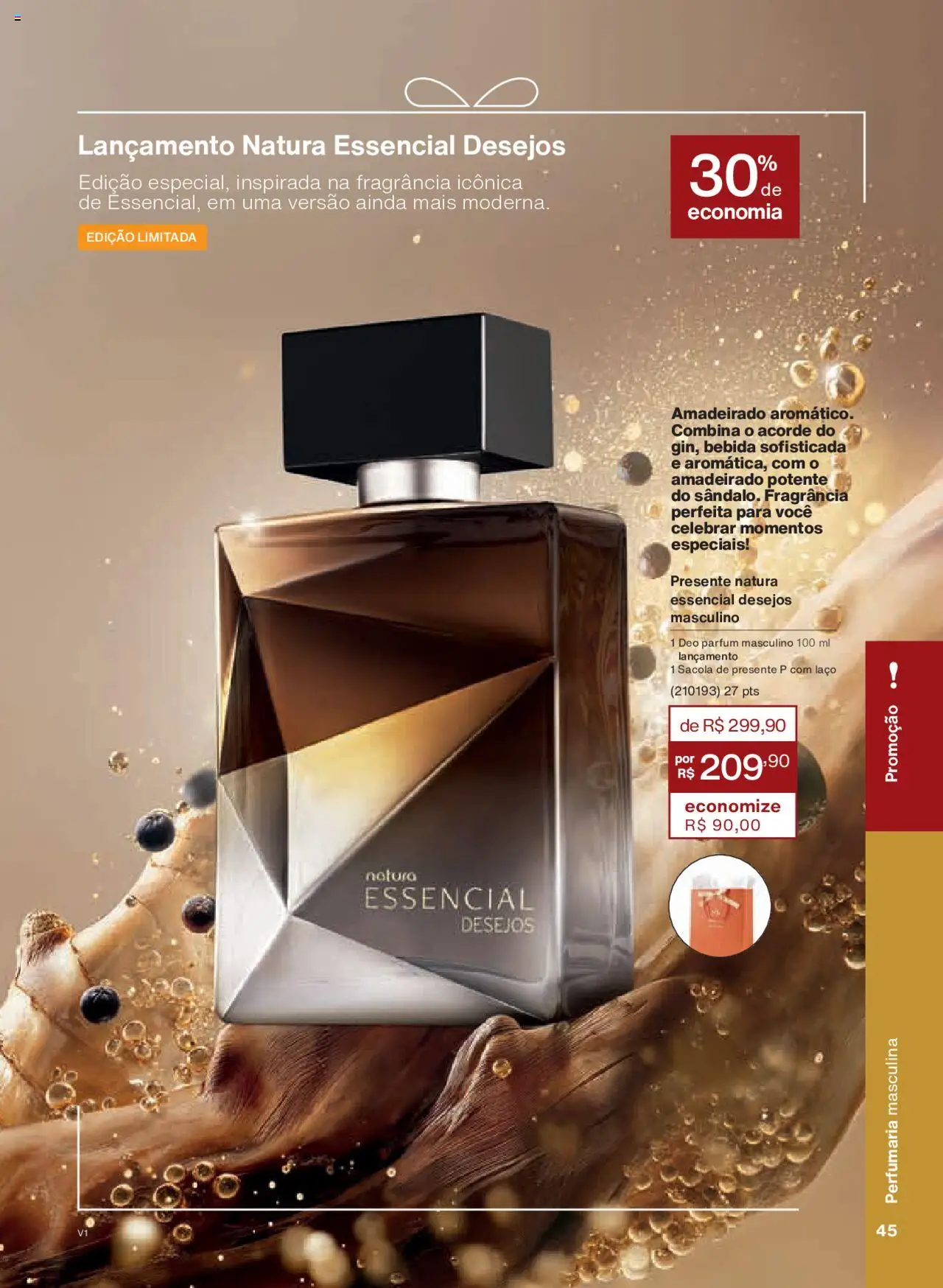 Natura Folheto - válido de 14.10.2025 | Página: 45 | Produtos: Fragrância, Bebida