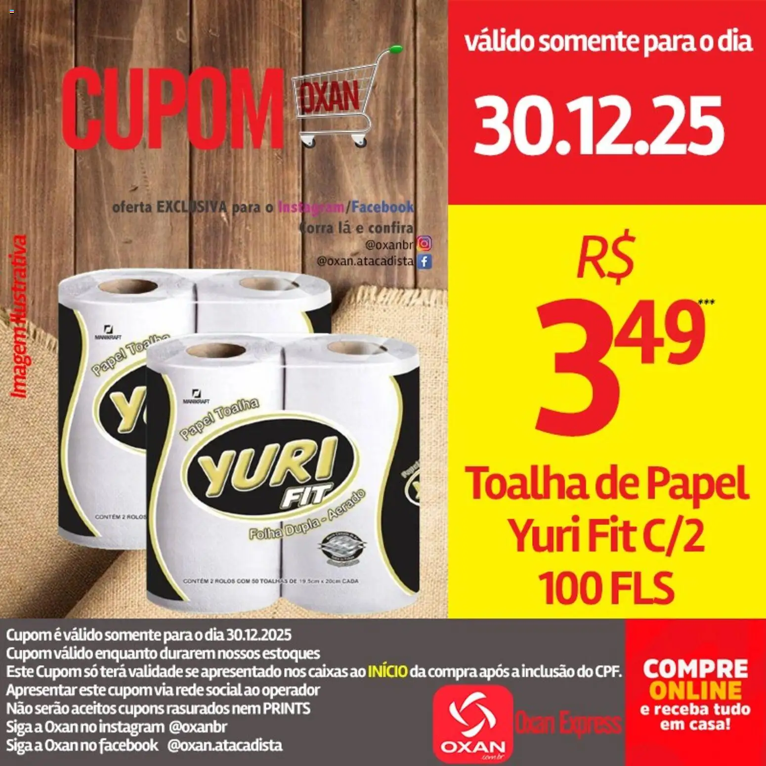 Oxan Atacadista Folheto - válido de 30.12.2025 | Página: 20 | Produtos: Papel toalha