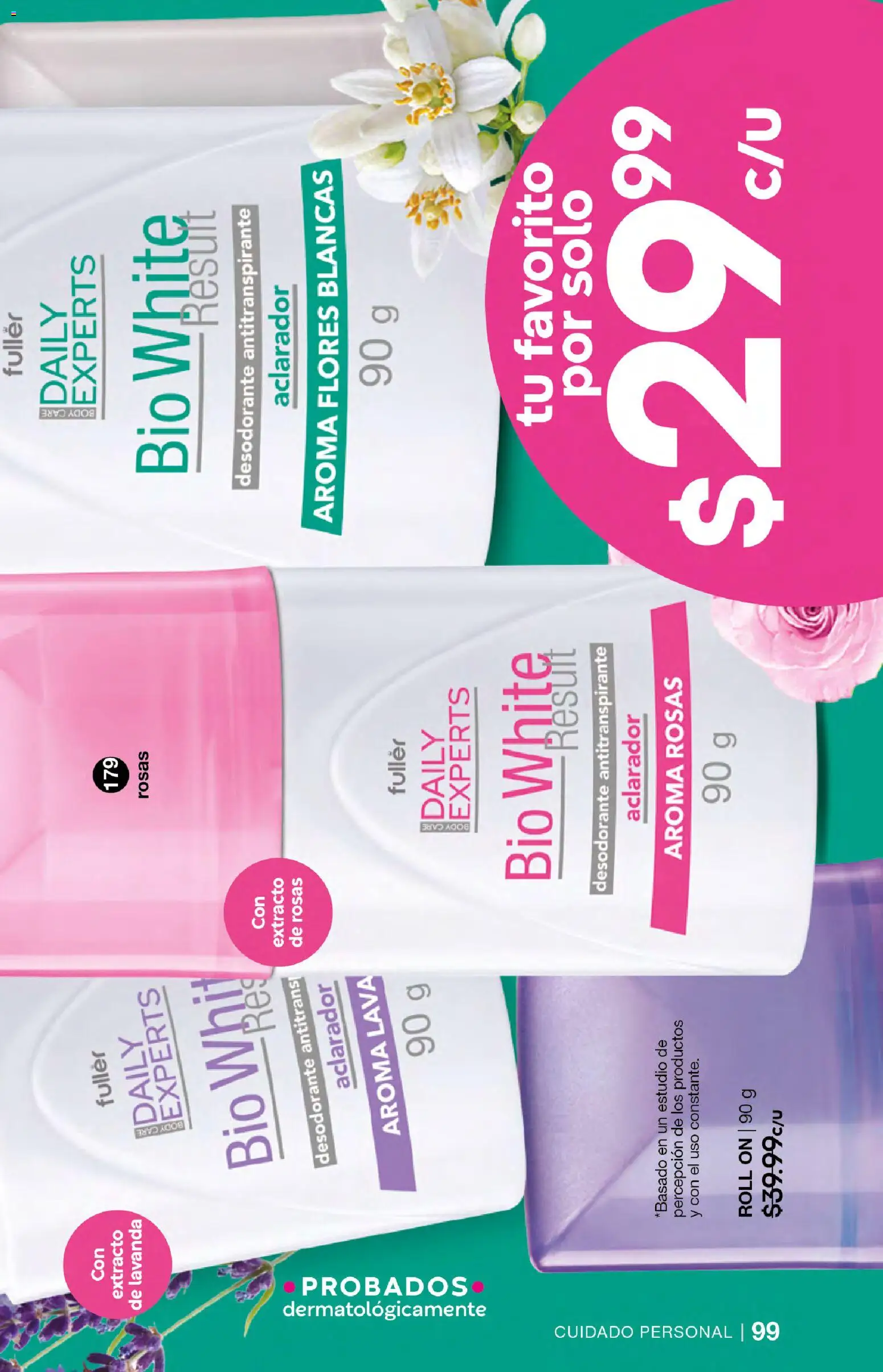 Nuevas ofertas de Fuller válidas en toda la República Mexicana desde el 21.01.2026. ¡Encuentra las mejores ofertas en Fuller campaña 21 2026! | Página: 99 | Productos: Desodorante, Antitranspirante, Res, Body