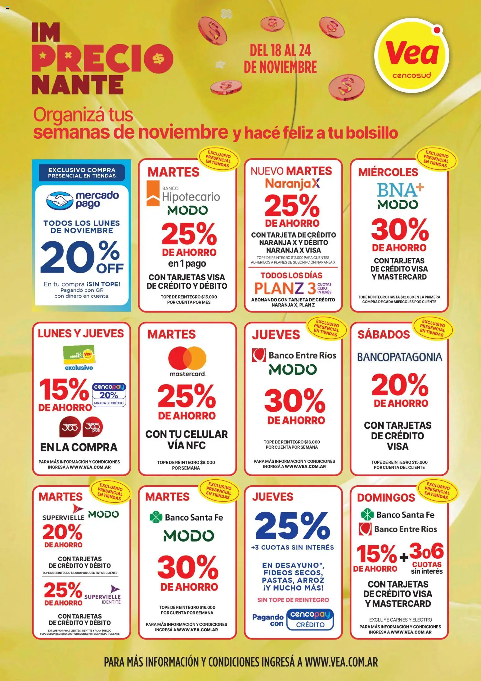 Vea ofertas │ válido desde el 18.11.2025 | Página: 9 | Productos: Banco, Arroz, Fideos