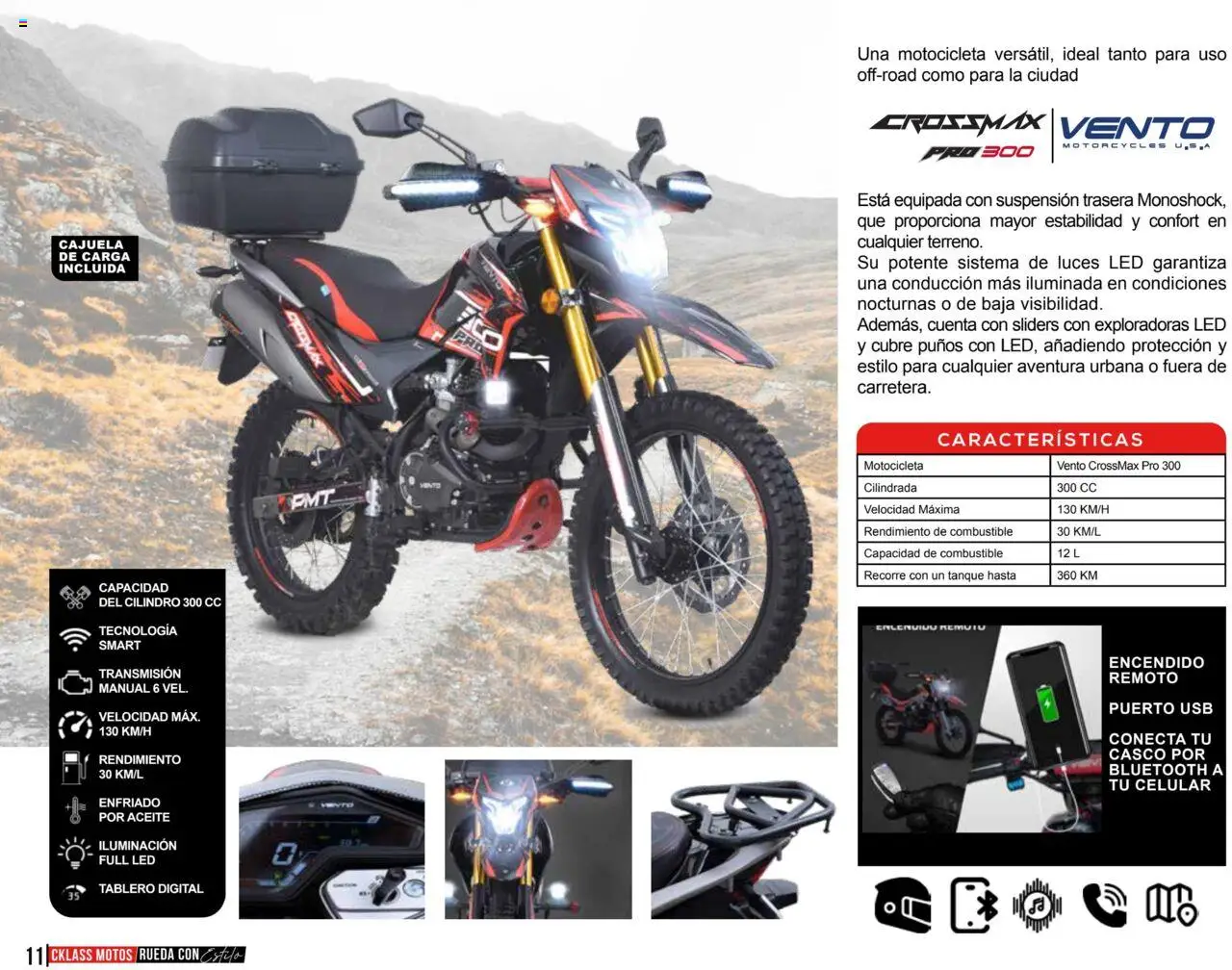 Nuevas ofertas de Cklass válidas en toda la República Mexicana desde el 18.06.2025. ¡Encuentra las mejores ofertas en Cklass catálogo Motos! | Página: 12 | Productos: Usb, Aceite