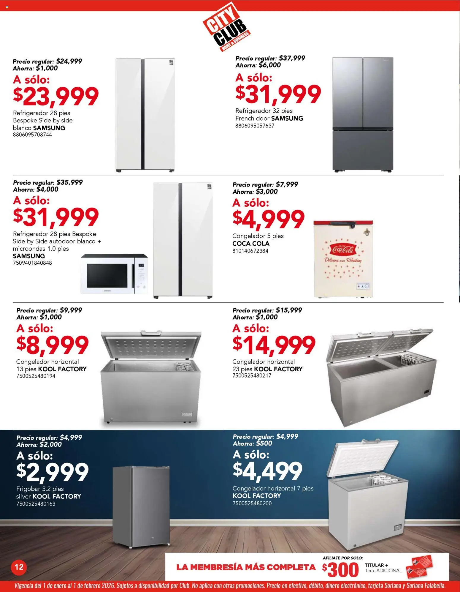 Nuevas ofertas de City Club válidas en toda la República Mexicana desde el 01.01.2026. ¡Encuentra las mejores ofertas en City Club catálogo! | Página: 12