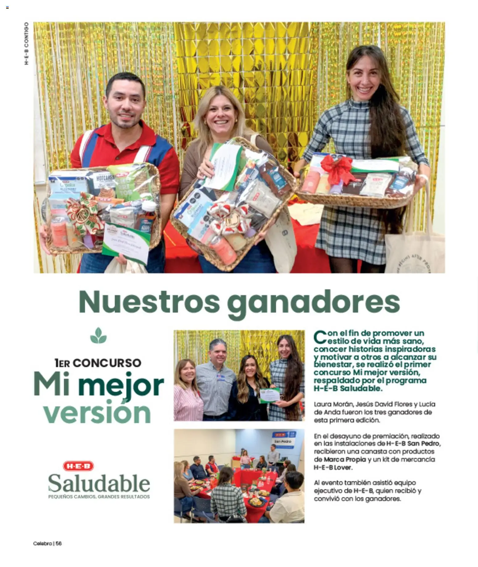 Nuevas ofertas de H-E-B válidas en toda la República Mexicana desde el 01.02.2026. ¡Encuentra las mejores ofertas en H-E-B folleto Celebra! | Página: 56 | Productos: Canasta