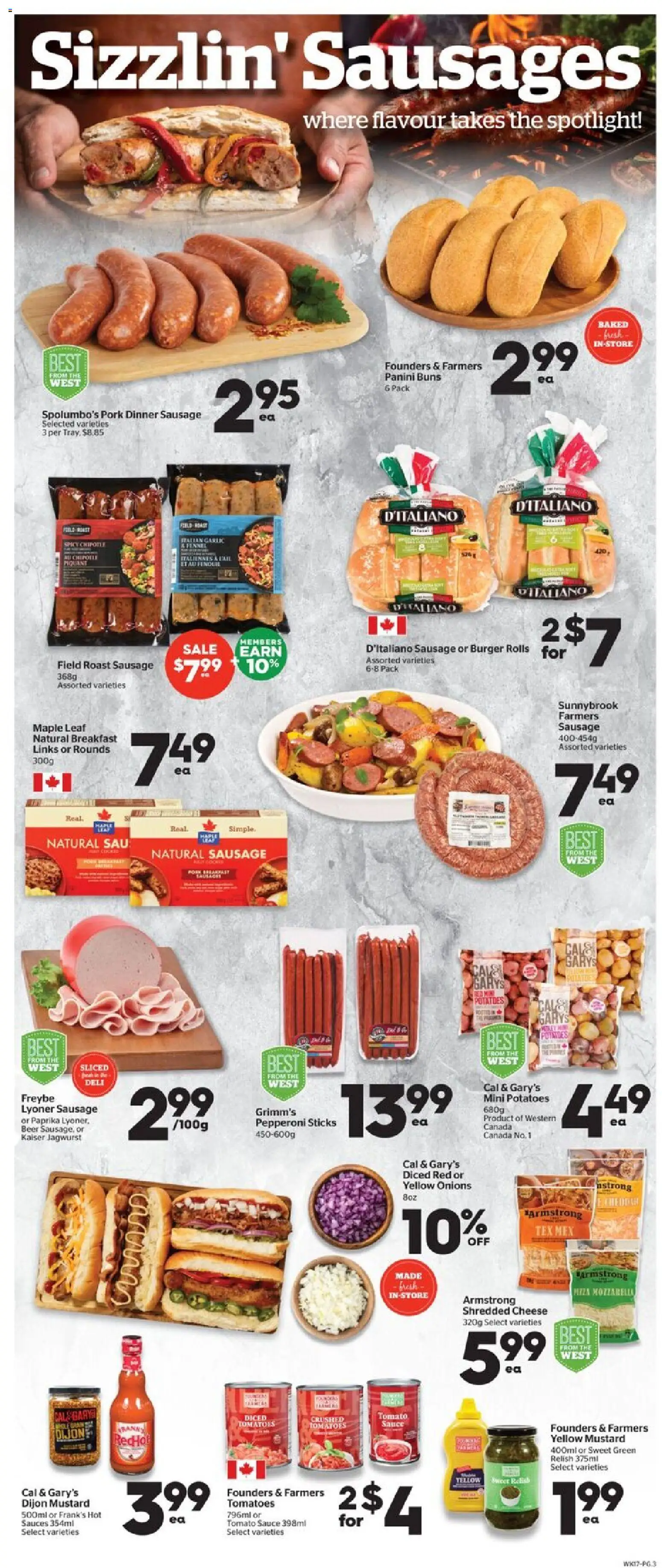 Calgary Co-op flyer valid from 26.02.2026 | Page: 4 | Products: Cheese, Beer, Pork, Tomatoes