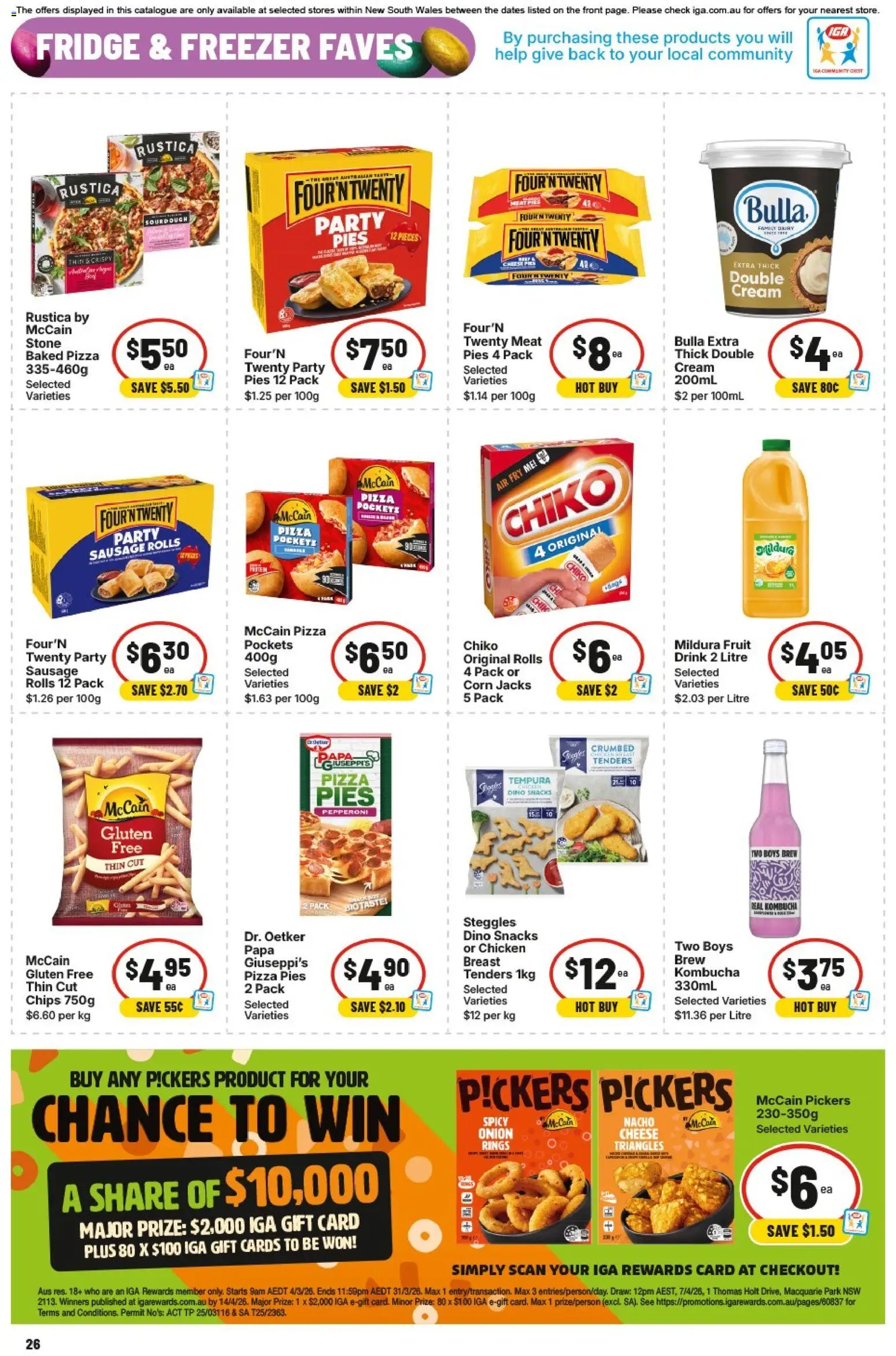 IGA catalogue - valid from 18.03.2026 | Page: 25 | Products: Light, Cheese, Yoghurt, Fridge