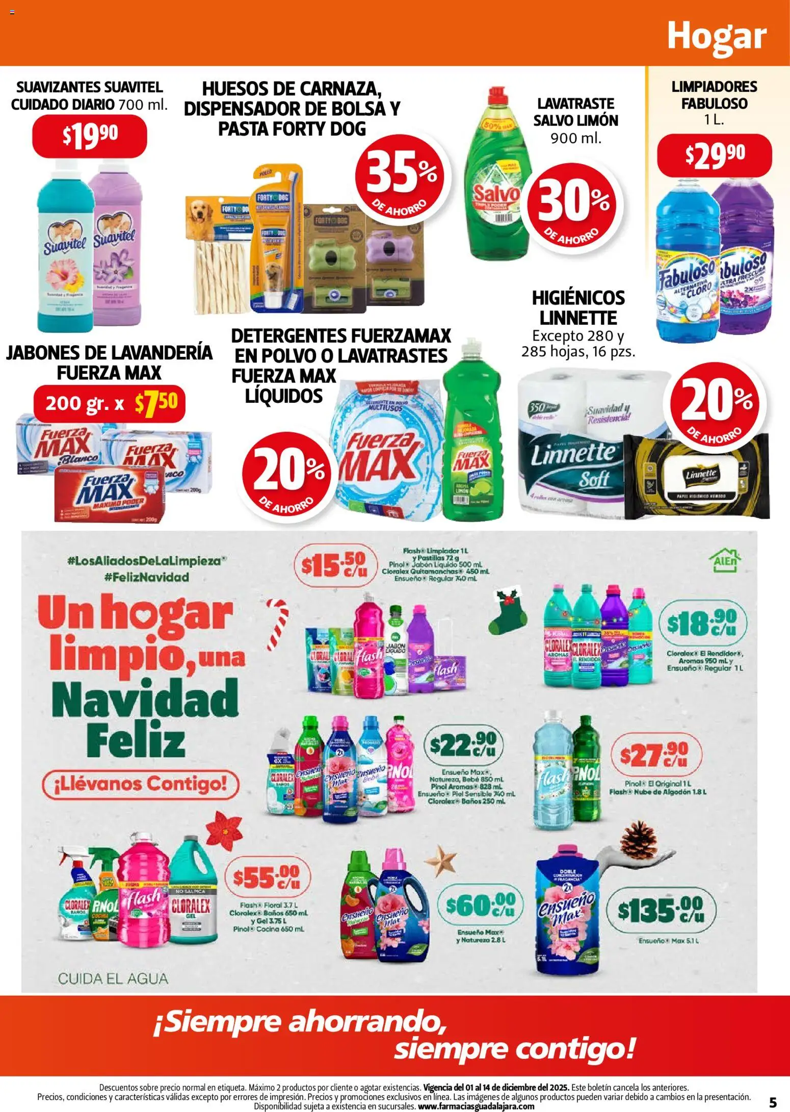 Nuevas ofertas de Farmacia Guadalajara válidas en toda la República Mexicana desde el 01.12.2025. ¡Encuentra las mejores ofertas en Farmacia Guadalajara catálogo! | Página: 5
