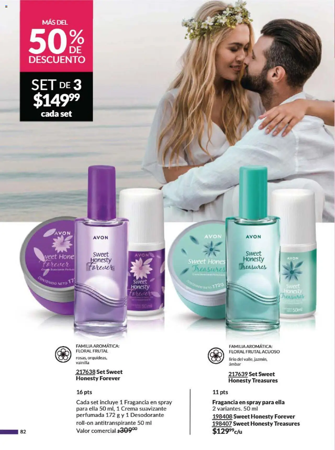 Nuevas ofertas de AVON válidas en toda la República Mexicana desde el 13.09.2025. ¡Encuentra las mejores ofertas en AVON - Campaña 14 2025! | Página: 88 | Productos: Antitranspirante, Crema, Suavizante, Fragancia