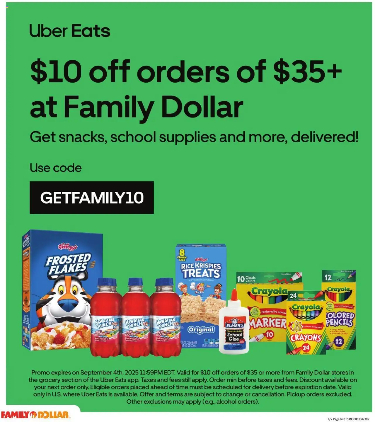 Family Dollar Back to School - valid from 07.07.2025 | Page: 15 | Products: Rice, Flakes