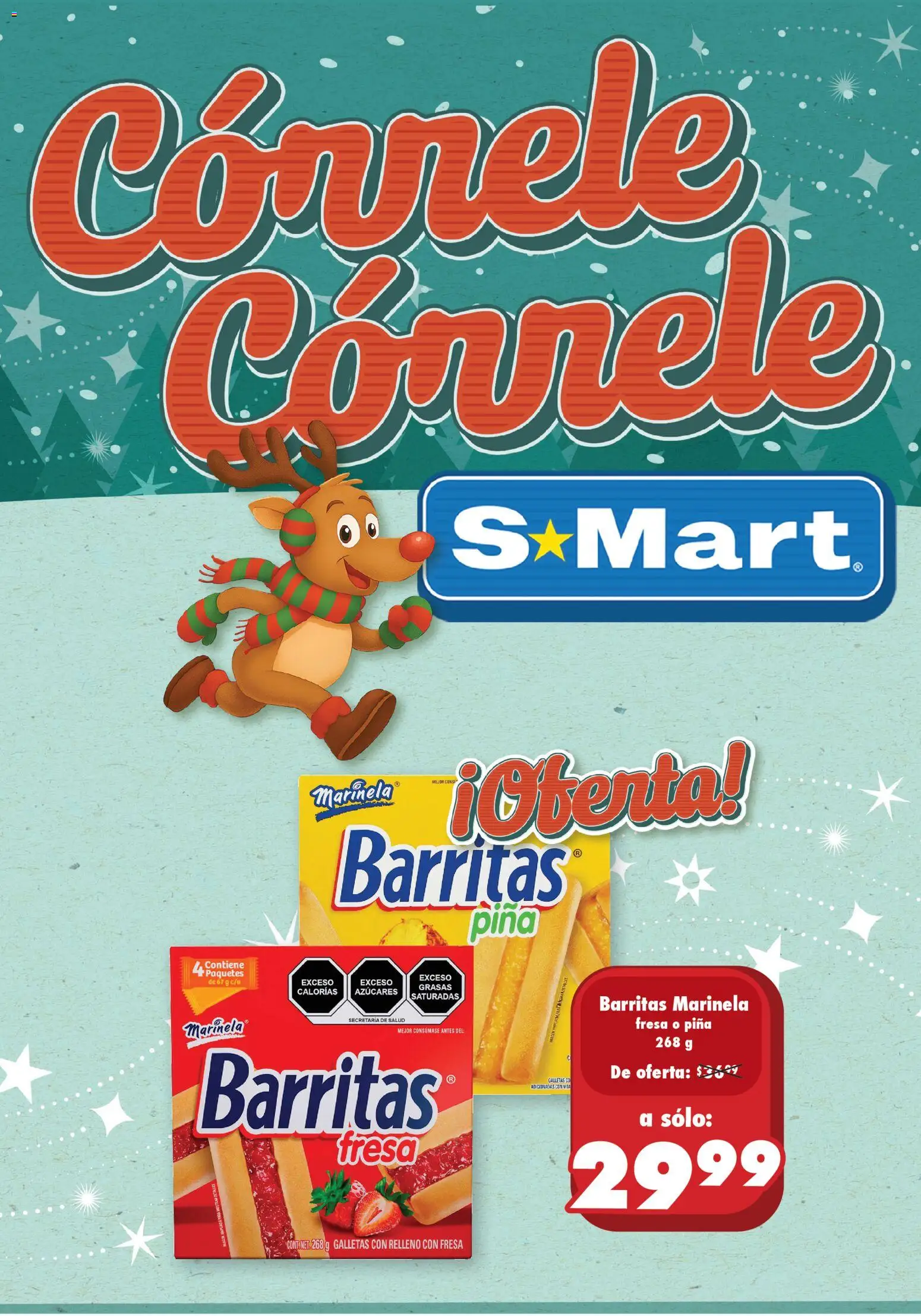Nuevas ofertas de S-Mart válidas en toda la República Mexicana desde el 21.11.2025. ¡Encuentra las mejores ofertas en S-Mart folleto Nuevo Laredo! | Página: 2 | Productos: Fresa, Piña, Galletas, Vitaminas