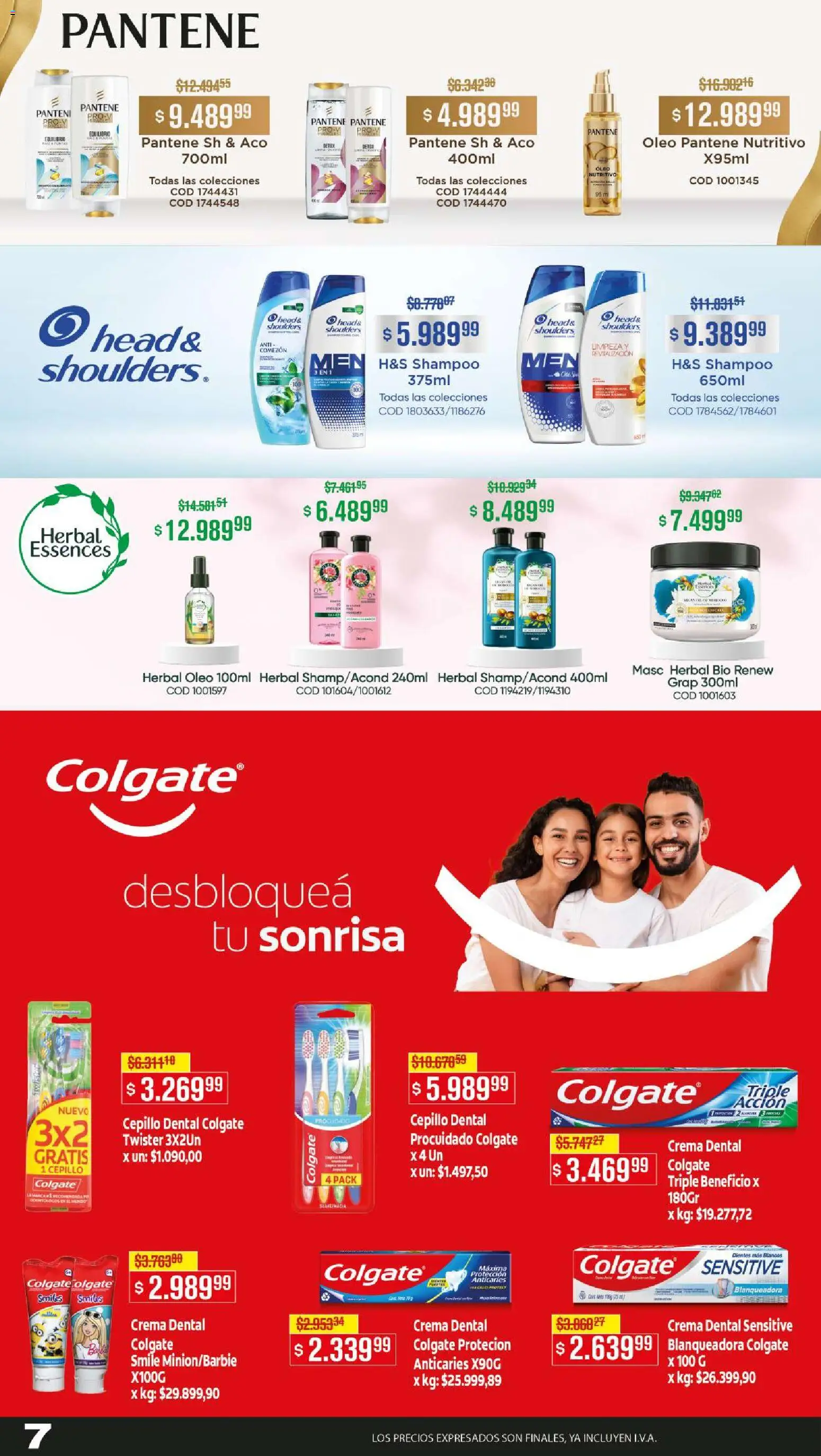 Makro ofertas │ válido desde el 06.11.2025 | Página: 7 | Productos: Cepillo, Shampoo, Crema