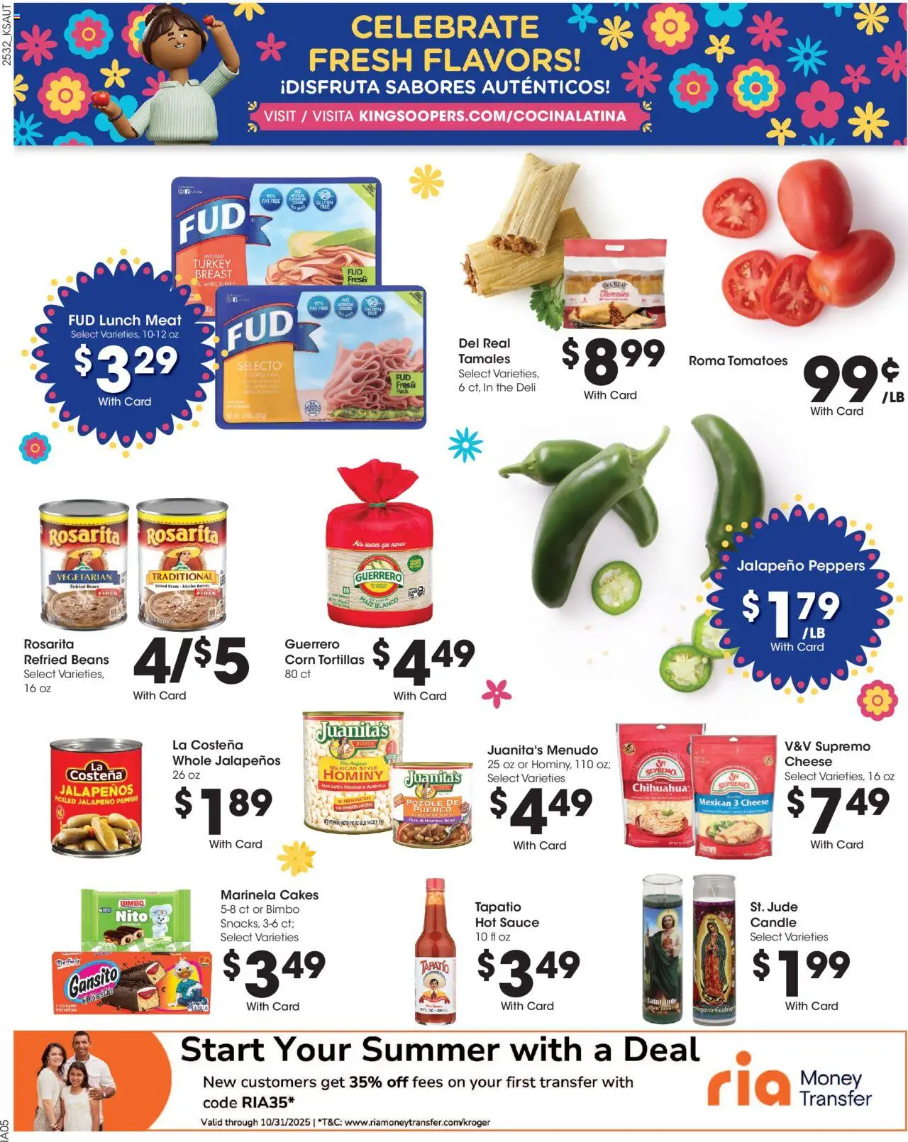 King Soopers Weekly Ad - valid from 10.09.2025 | Page: 13 | Products: Peppers, Jalapeno peppers, Cheese, Pork