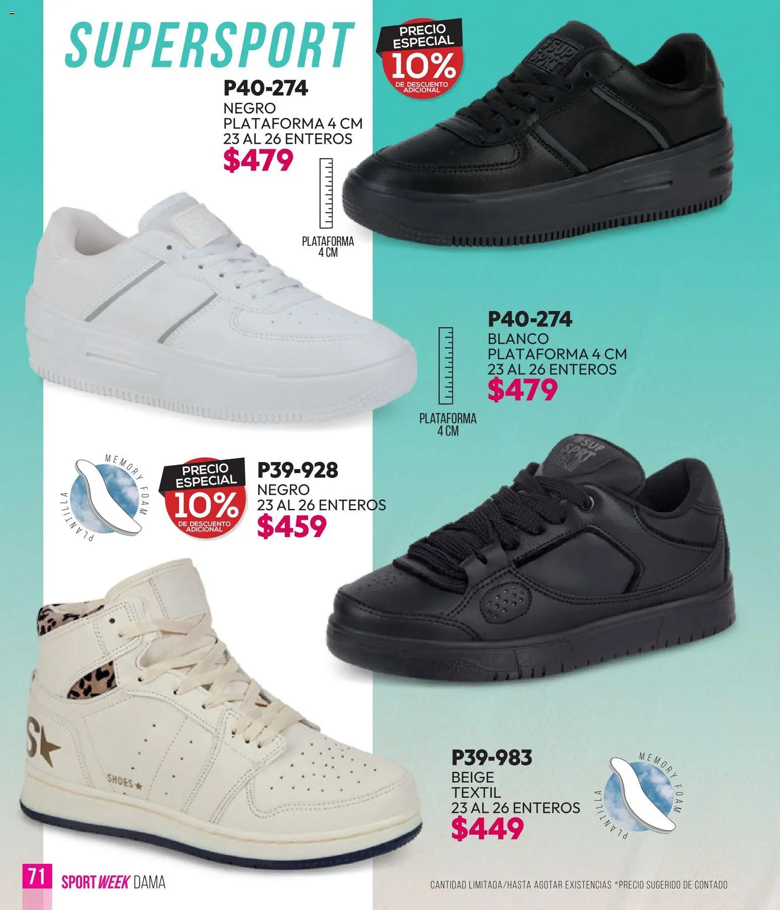 Nuevas ofertas de Cklass válidas en toda la República Mexicana desde el 28.04.2026. ¡Encuentra las mejores ofertas en Cklass catálogo Sportweek! | Página: 72