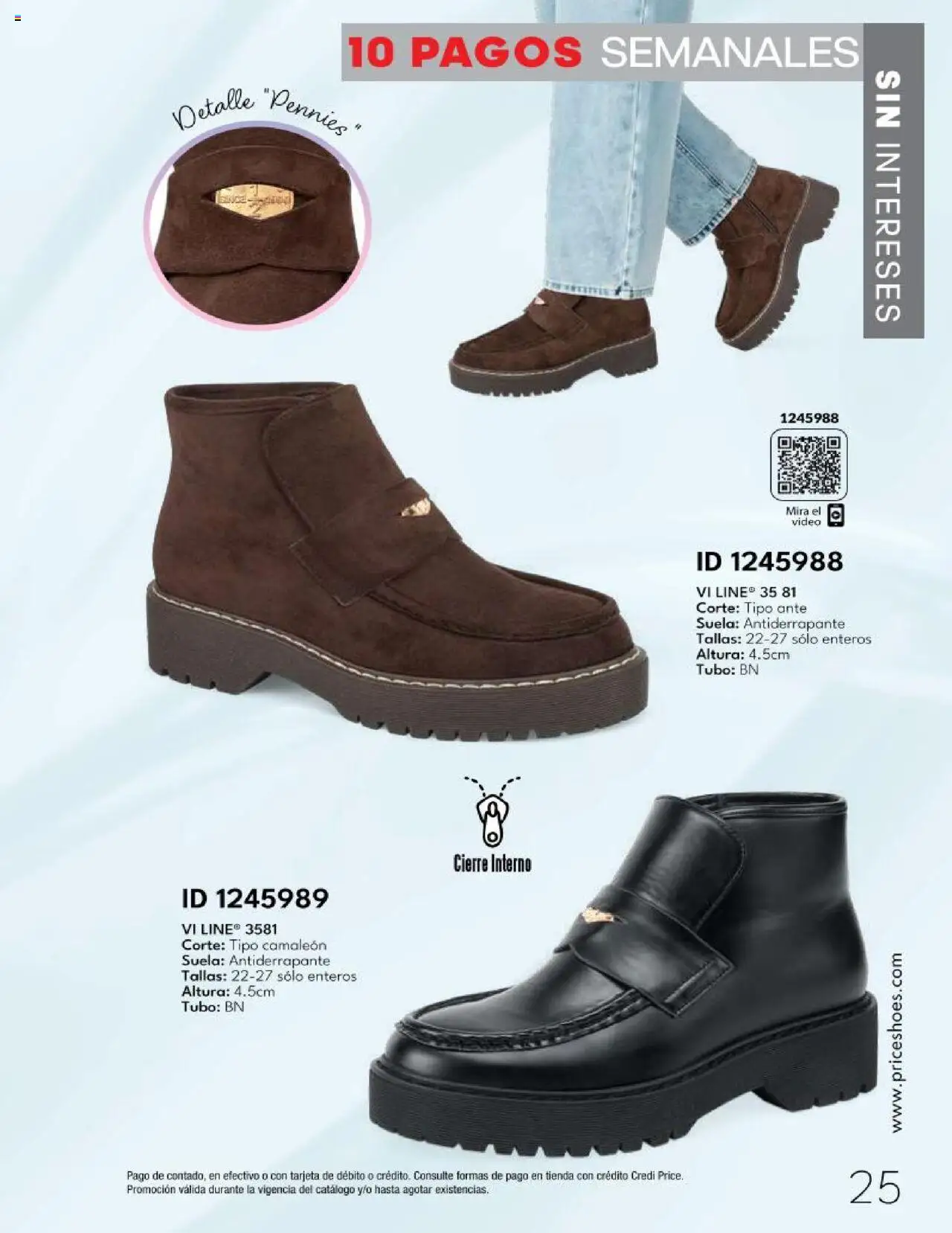Nuevas ofertas de Price Shoes válidas en toda la República Mexicana desde el 14.10.2025. ¡Encuentra las mejores ofertas en Price Shoes - Catálogo - 10 Pagos sin Intereses! | Página: 25 | Productos: Video