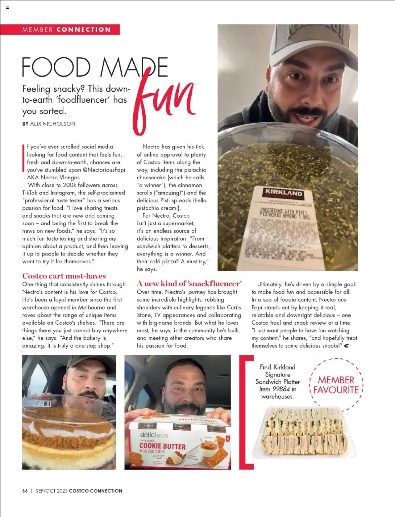 Costco catalogue - valid from 01.09.2025 | Page: 66 | Products: Pizza, Cart, Tv, Mousse