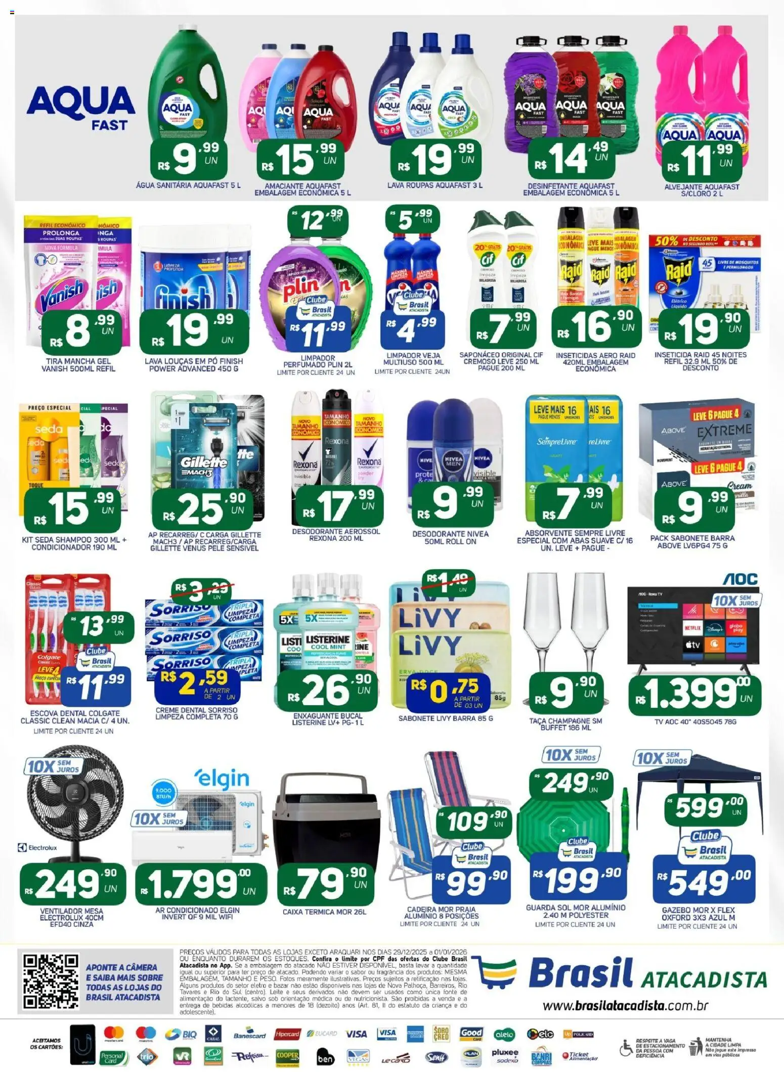 Brasil Atacadista Folheto - válido de 29.12.2025 | Página: 4 | Produtos: Fragrância, Cadeira, Sabonete, Câmera