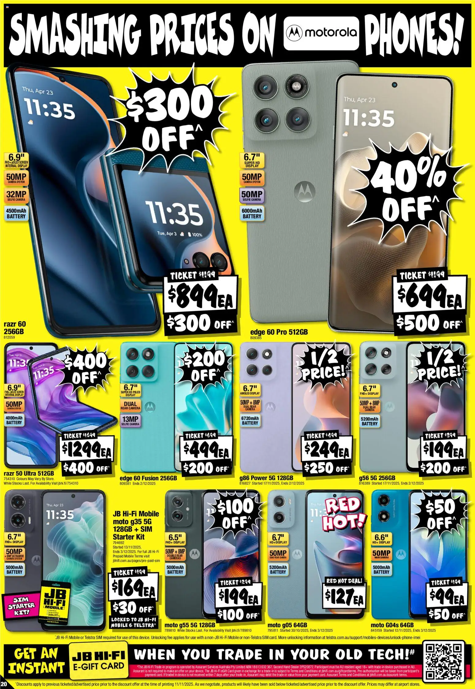 JB Hi-Fi catalogue - valid from 19.11.2025 | Page: 20 | Products: Device, Camera, Screen, Mobile