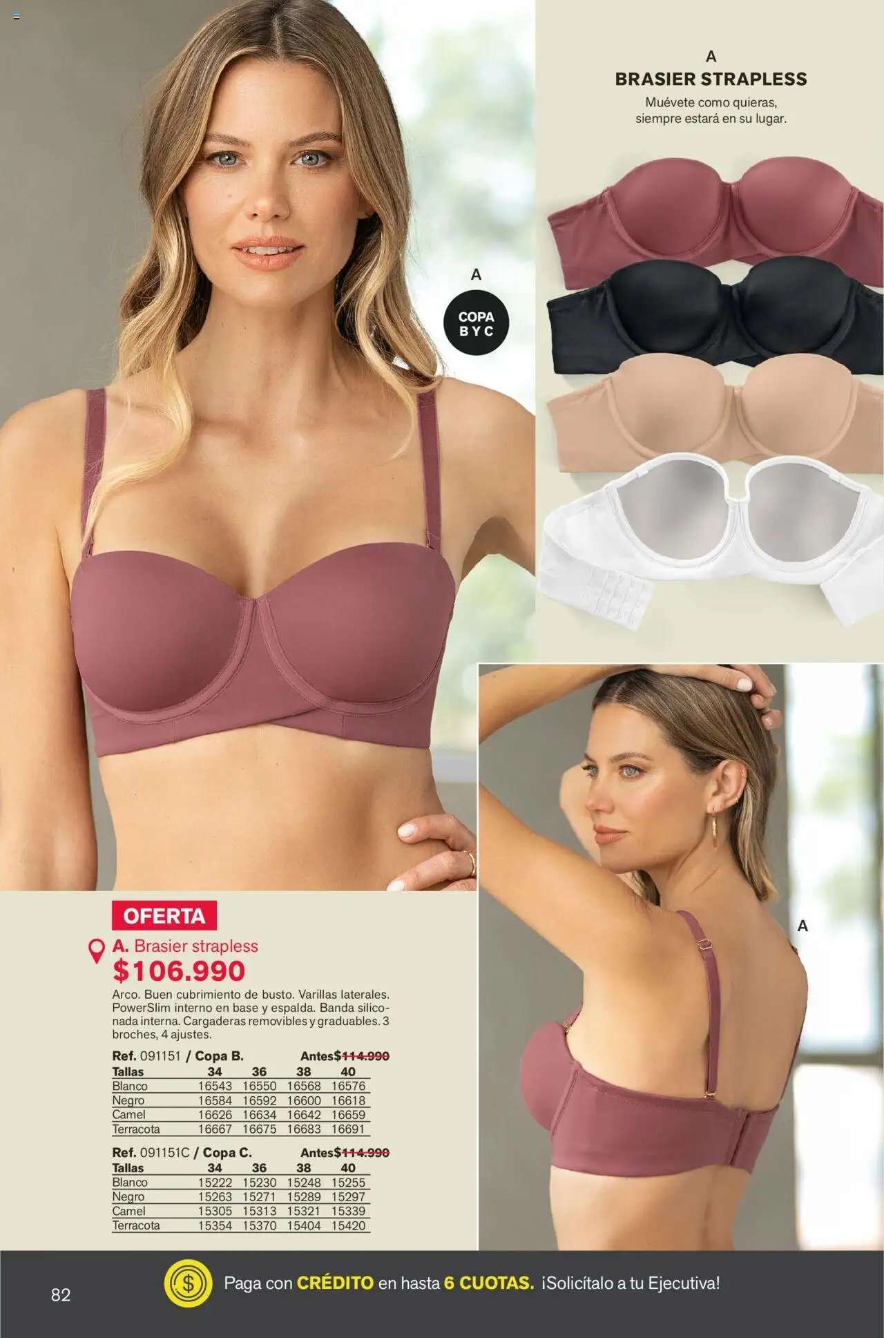 Leonisa revista - valida desde el 01.09.2025 | Página: 82 | Productos: Brasier