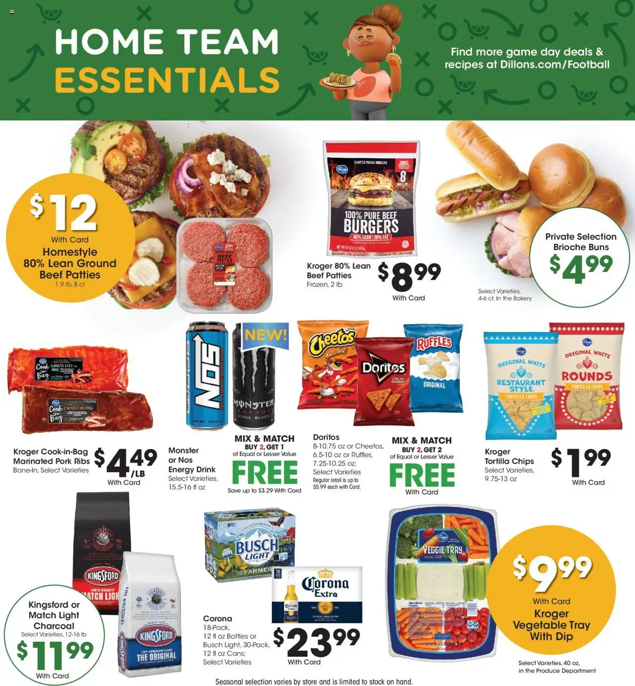 Dillons Weekly Ad - valid from 10.09.2025 | Page: 7 | Products: Bakery, Beef, Chips, Game