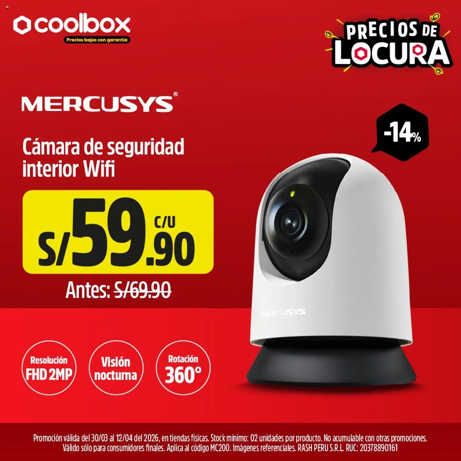 Catálogo Coolbox válido desde 30.03.2026 | Página: 3 | Productos: Cámara