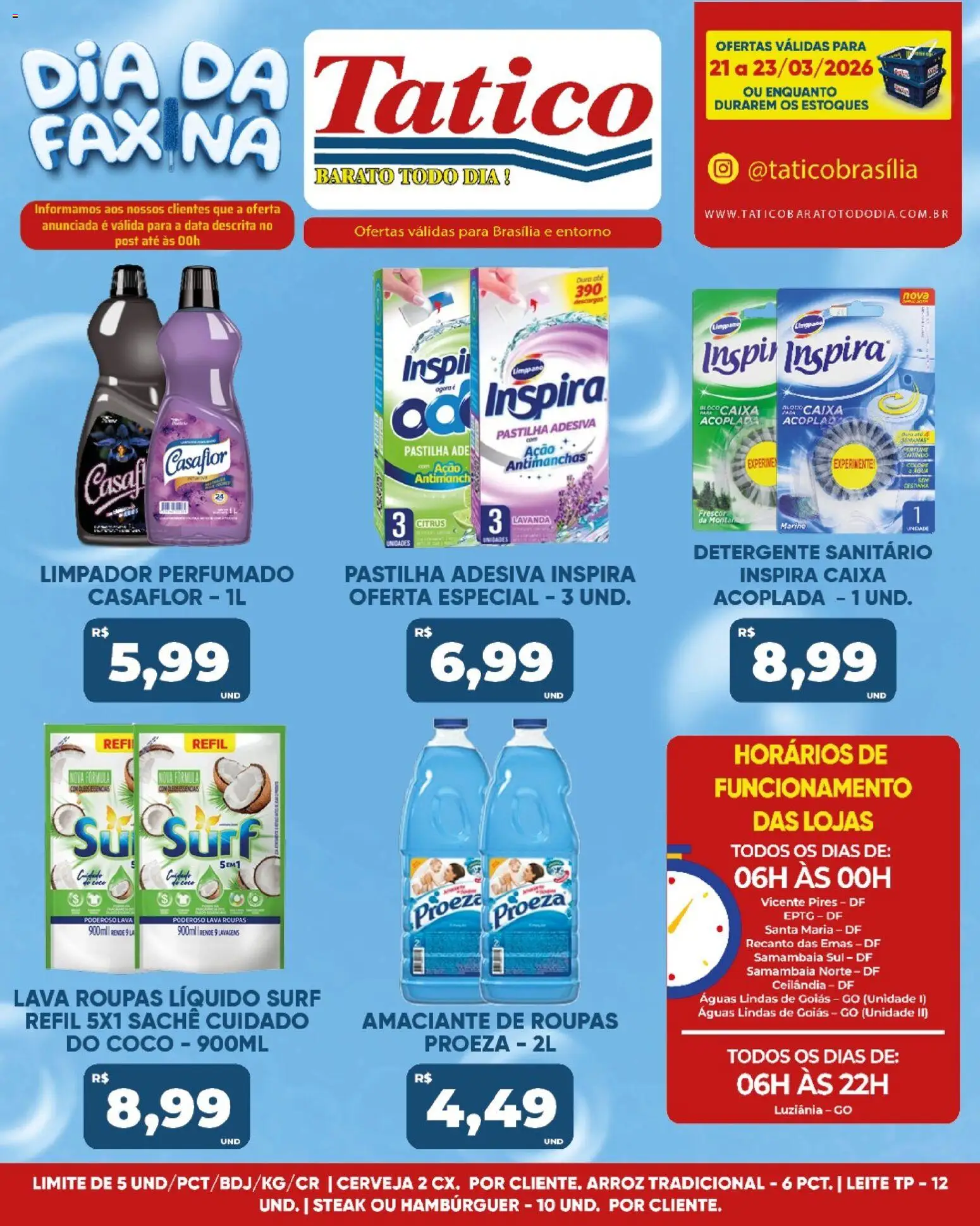 Tatico Folheto - válido de 21.03.2026 | Página: 23 | Produtos: Coco, Leite, Cerveja, Amaciante