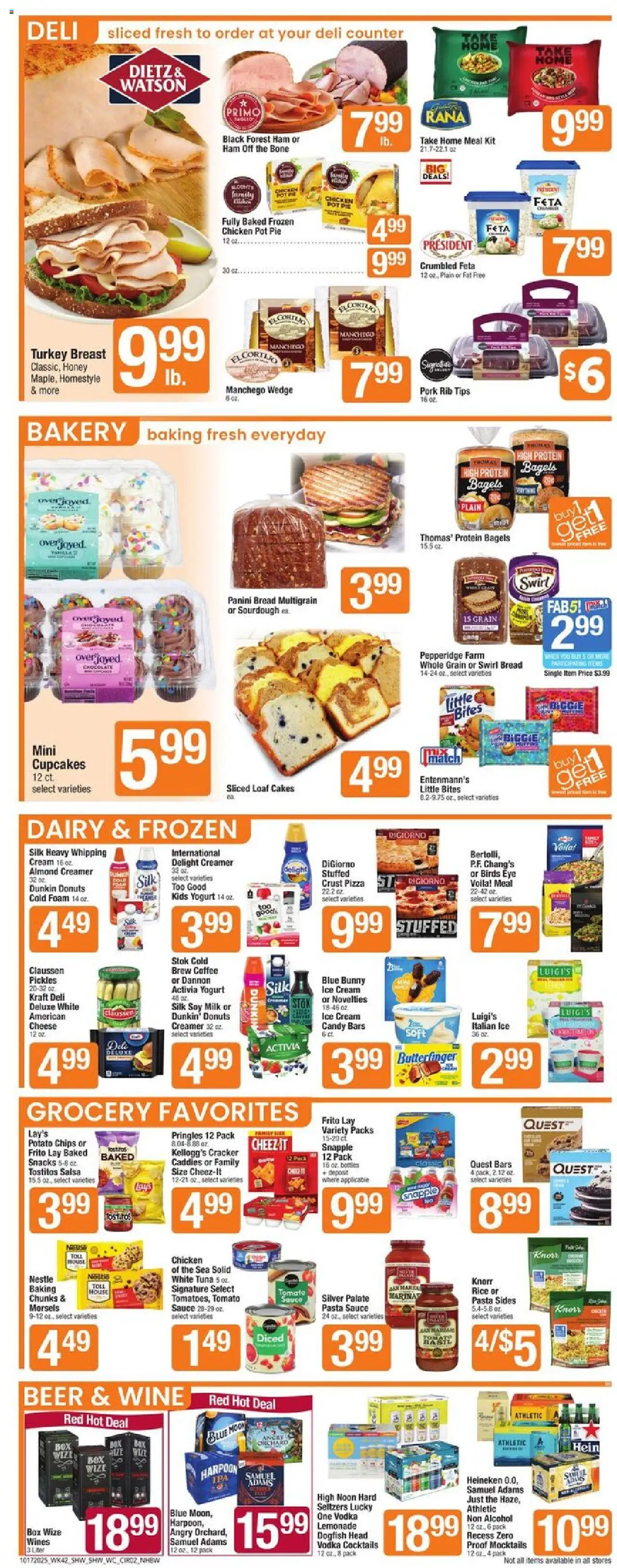 Shaw's Weekly Ad - NH - valid from 17.10.2025 | Page: 4 | Products: Coffee, Vodka, Sauce, Mouse